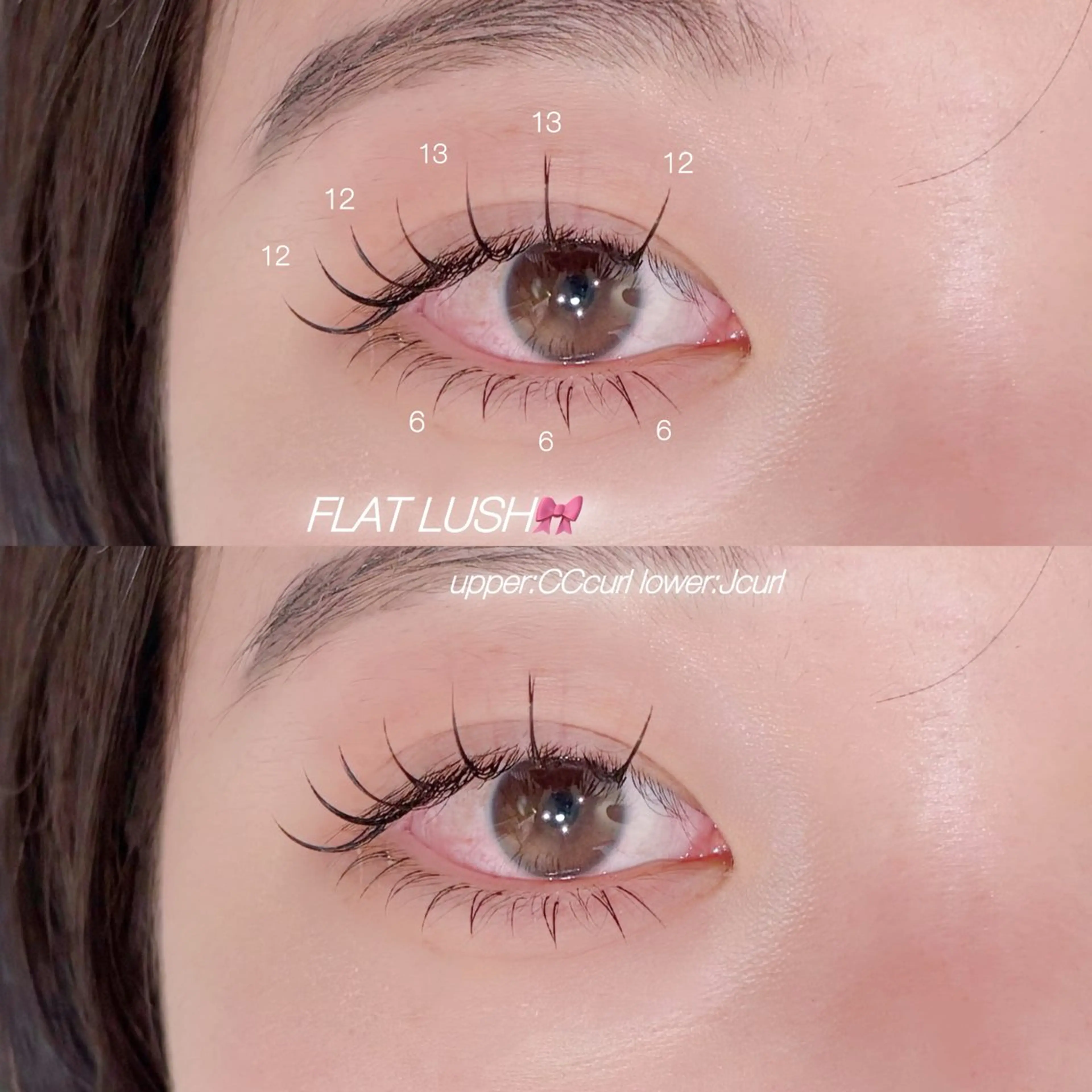 マツエク・マツパ フラットラッシュ CreBiA   eyelash所属・CreBiA🎀 ayaのマツエク・マツパデザイン