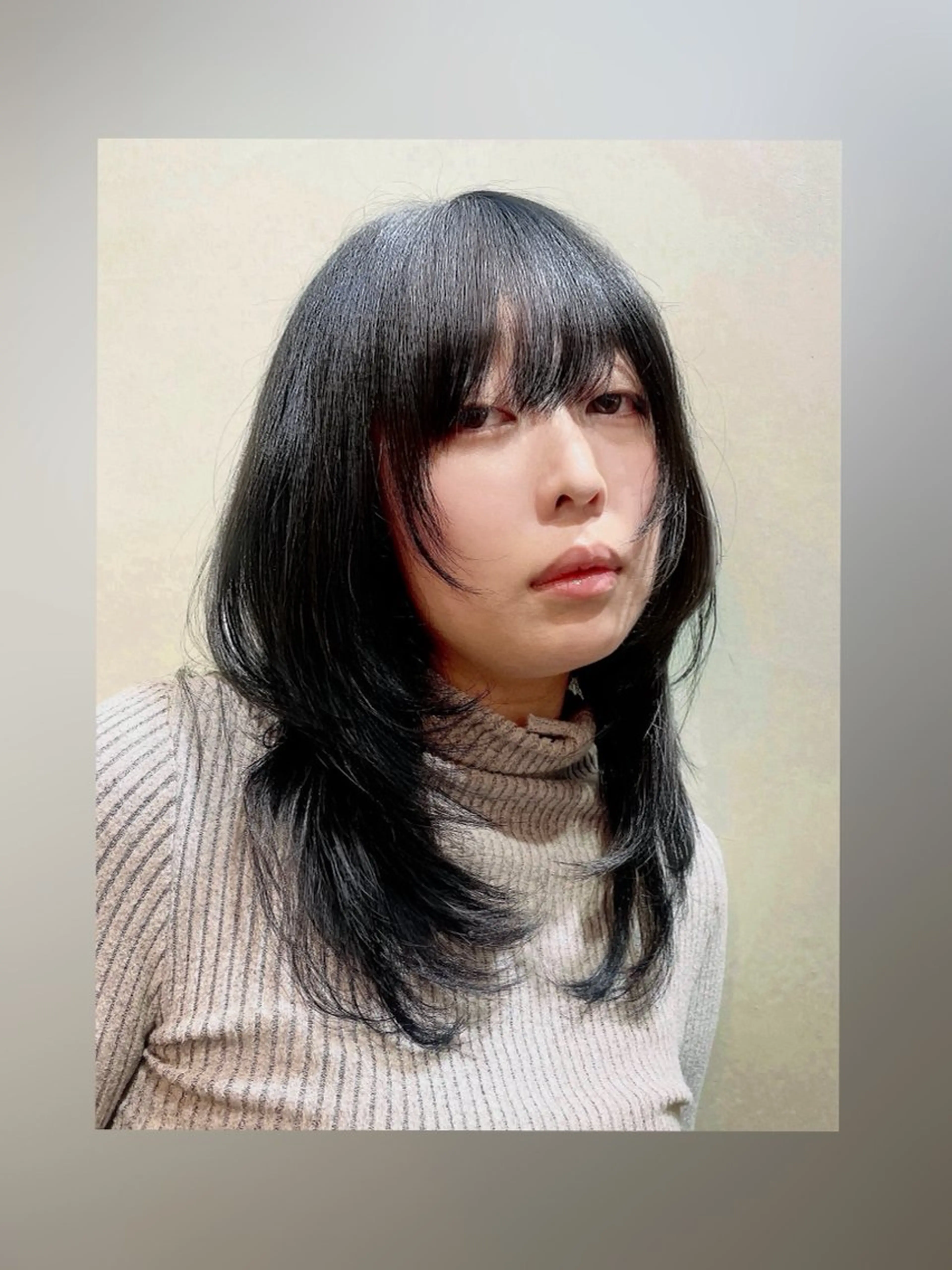 ミディアム レイヤーカット mizuki/ レイヤー/四条烏丸のヘアスタイル