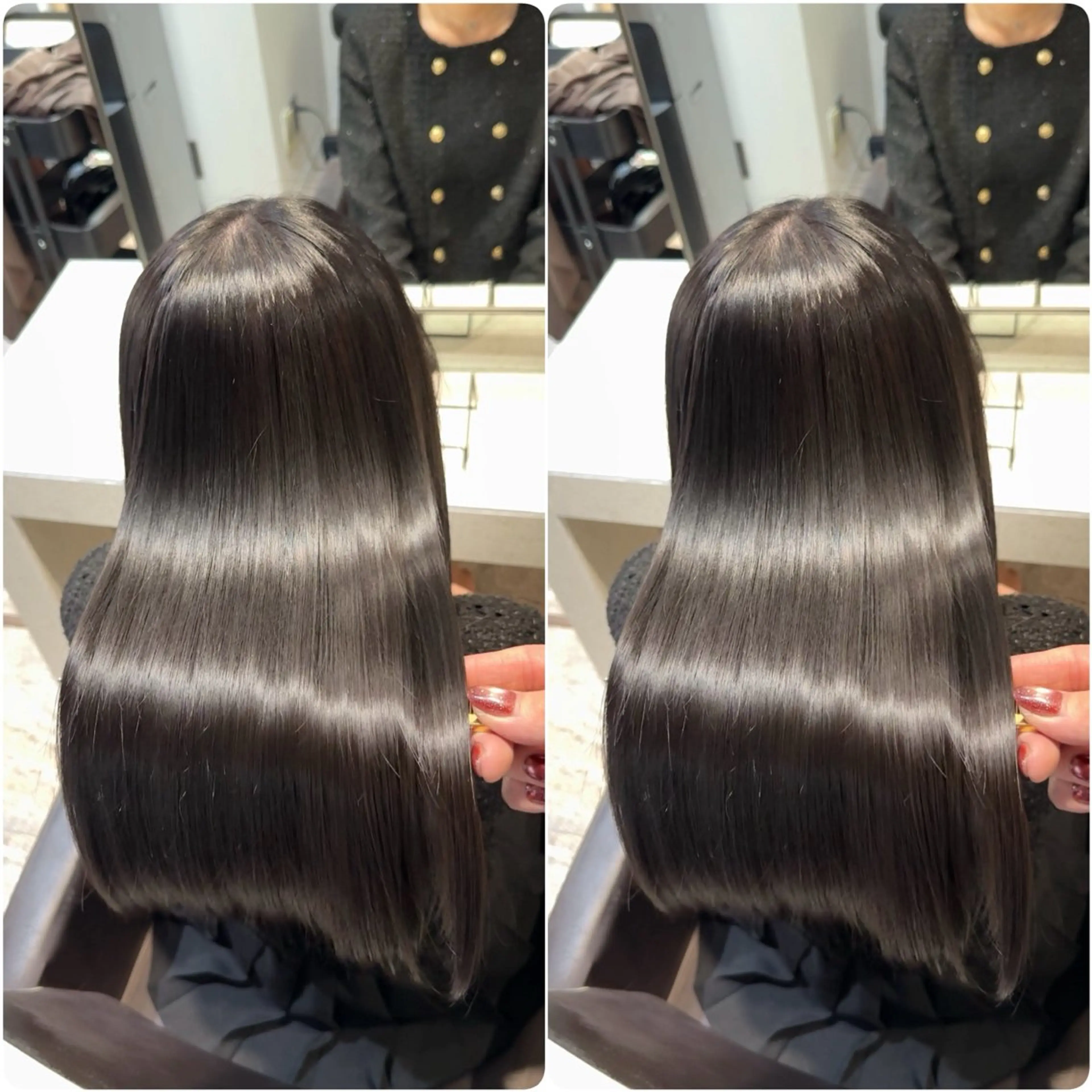 ロング カラー カット 縮毛矯正 トリートメント youres hair 髪質改善トリートメント&ヘッドスパ　新宿EAST所属・🌹ULTOWA🌹 髪質改善/縮毛/店長のヘアスタイル