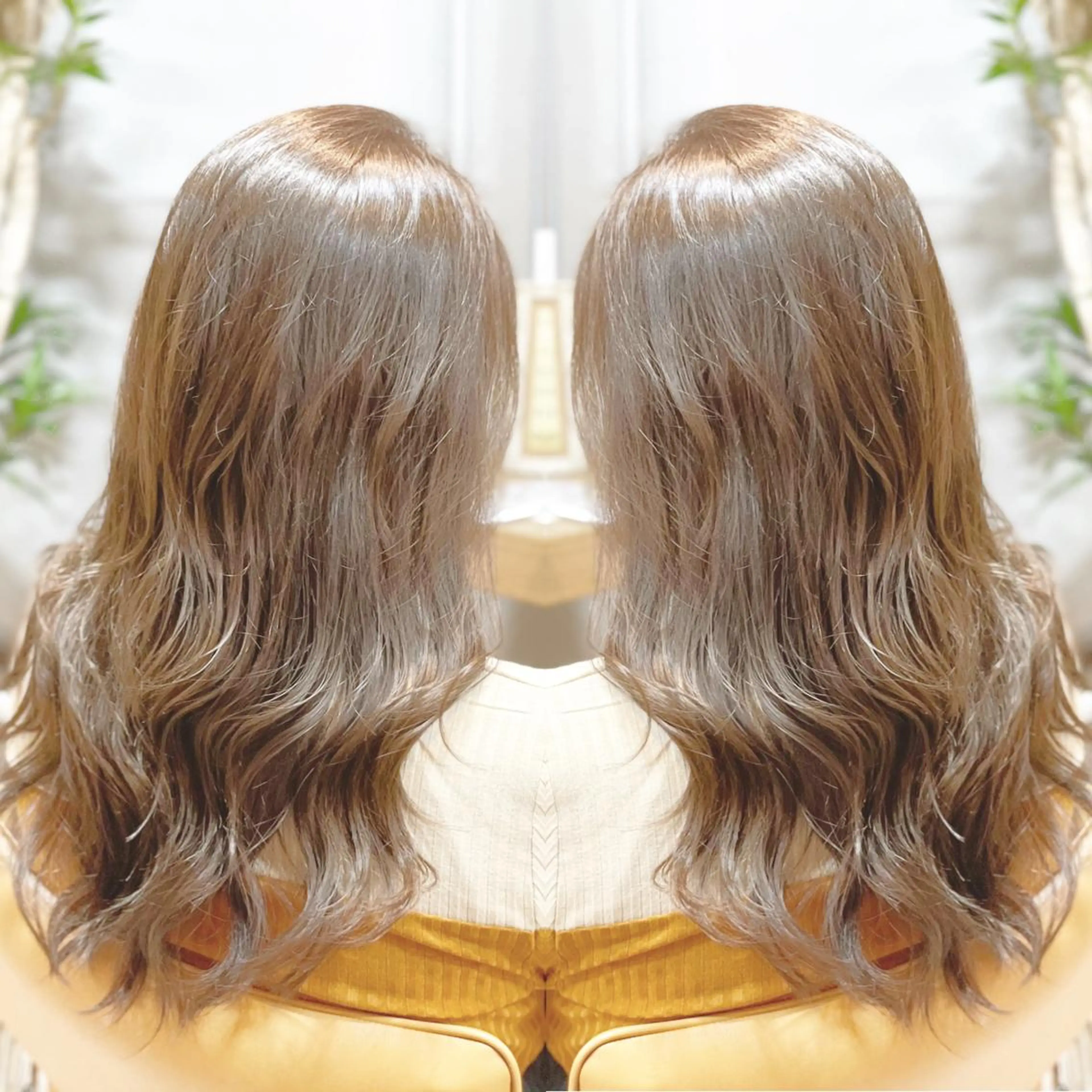 セミロング カラー 🦋韓国系指名No1 店長/圓山 祐也🦋のヘアスタイル