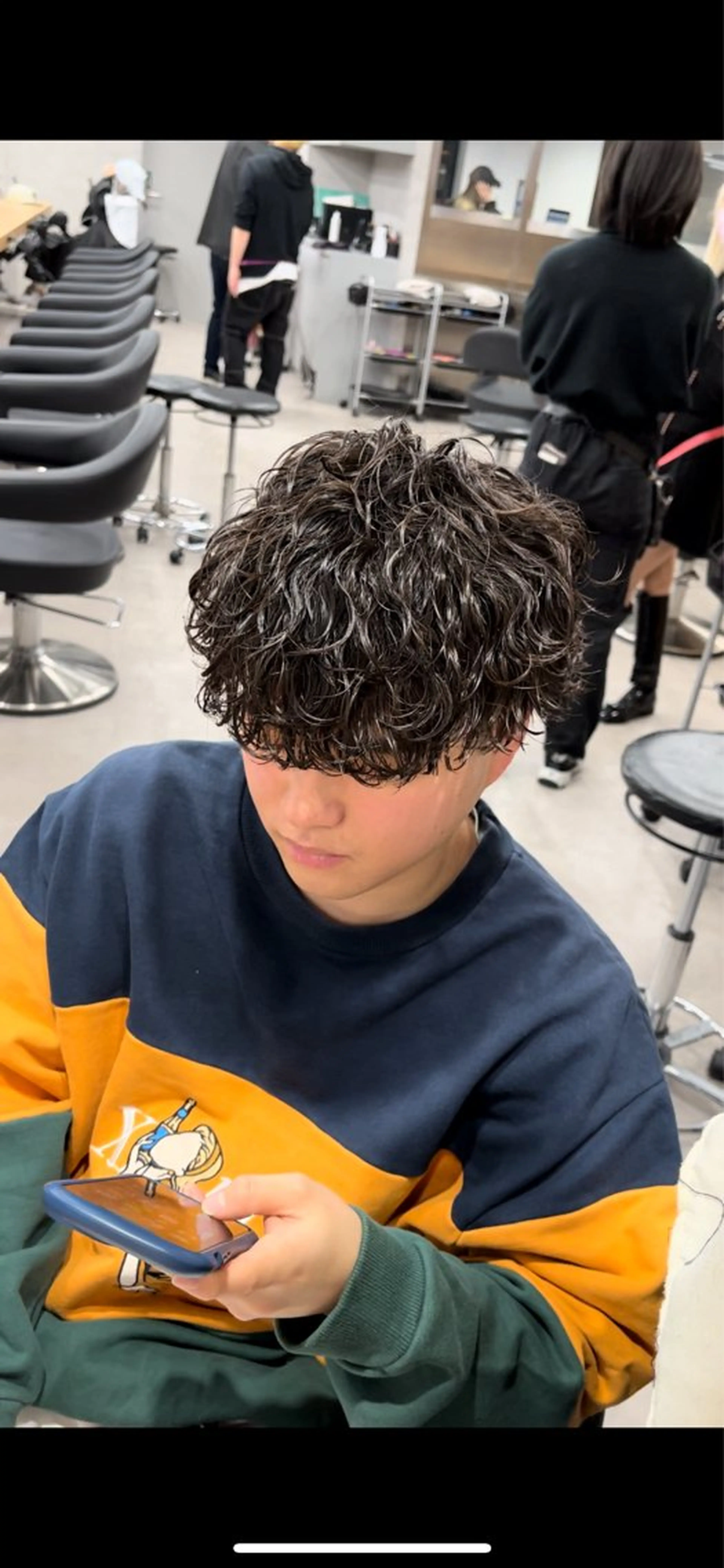 パーマ メンズ メンズパーマ カット パーマ トリートメント ヘッドスパ ヘアセット 🔥メンズカット＋ パーマの達人🔥のヘアスタイル