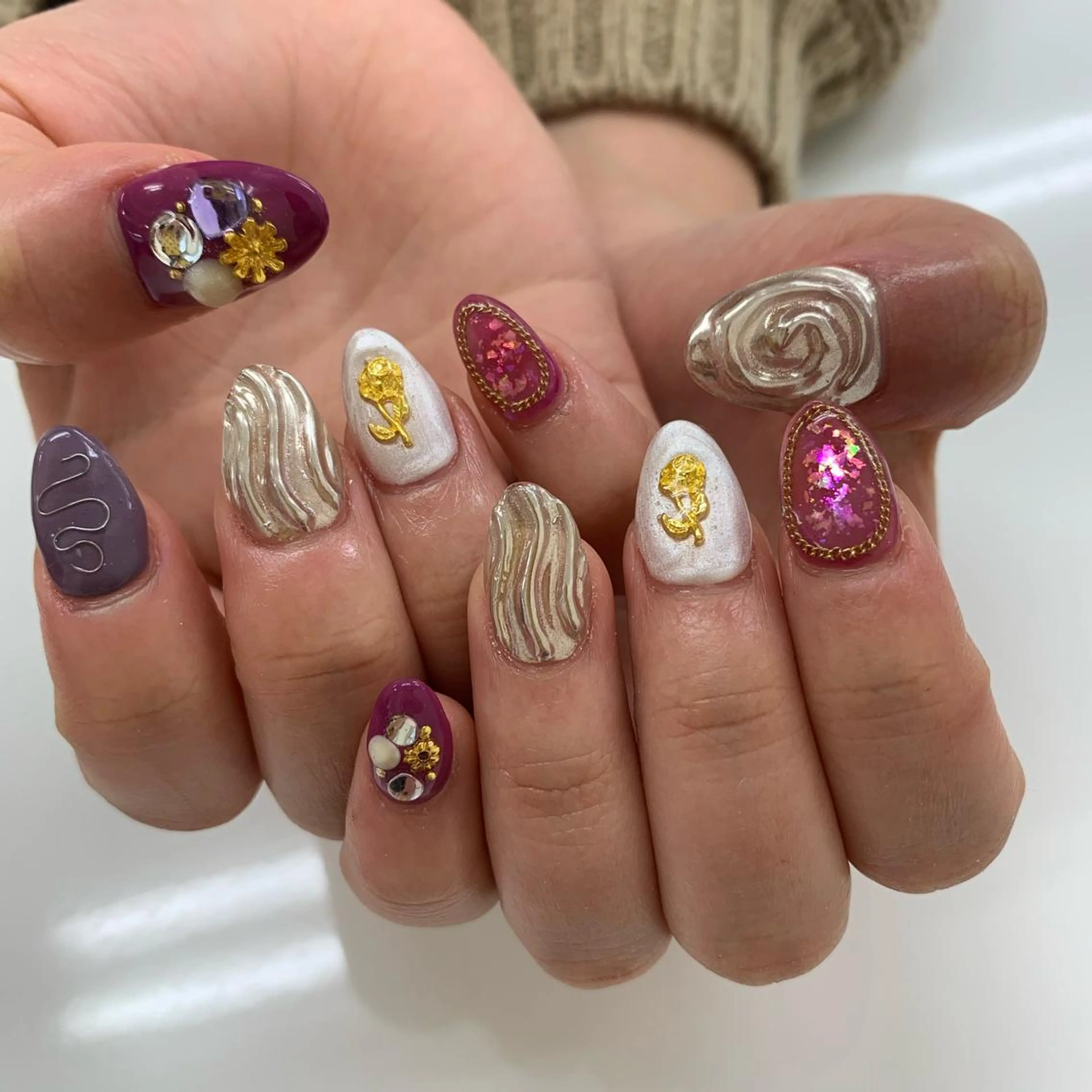 ネイル ハンドネイル 五十嵐 美智のネイルデザイン