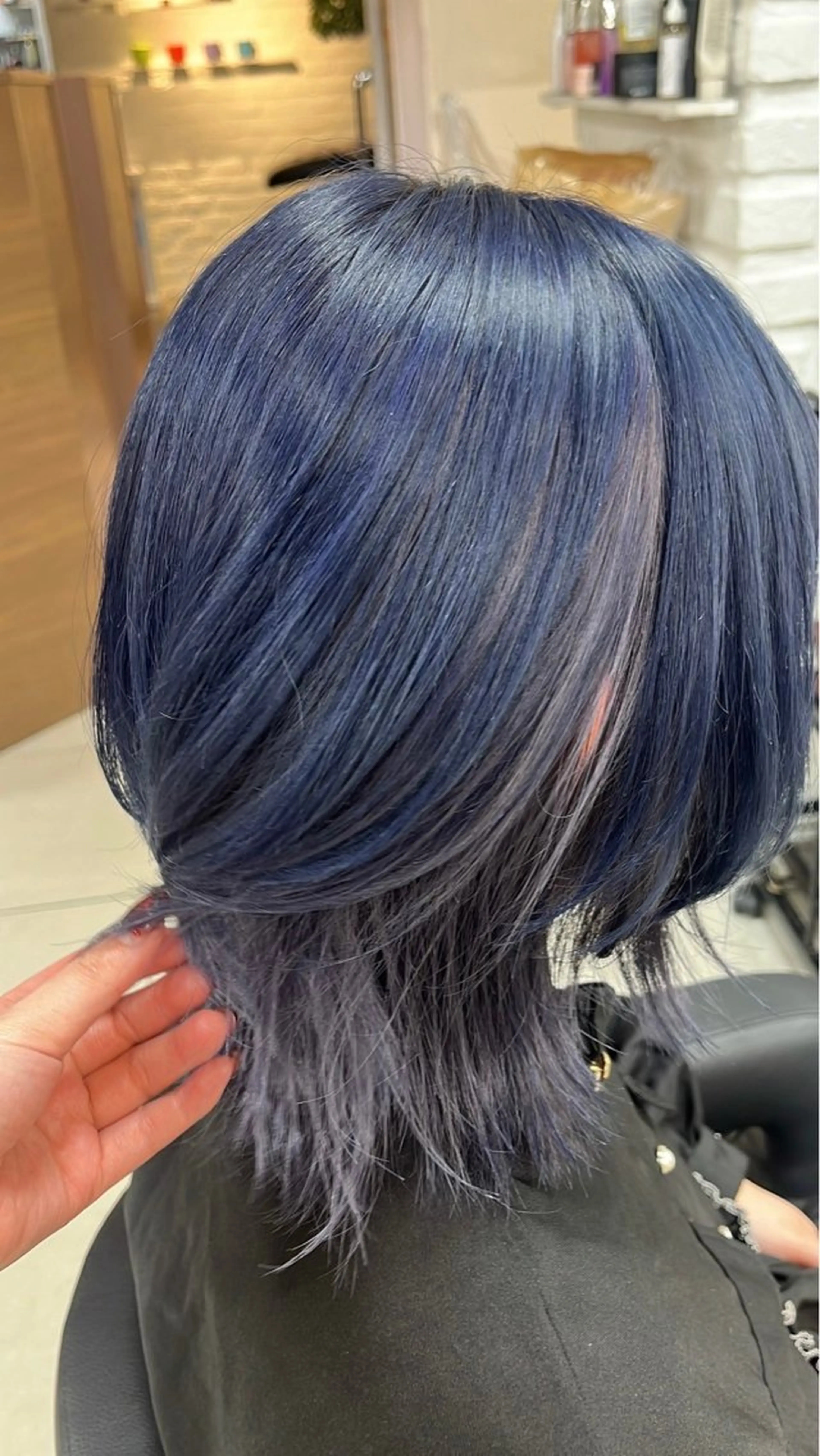 ミディアム ヘアカラー 【縮毛矯正/レディー スカット】美涼🎀のヘアスタイル