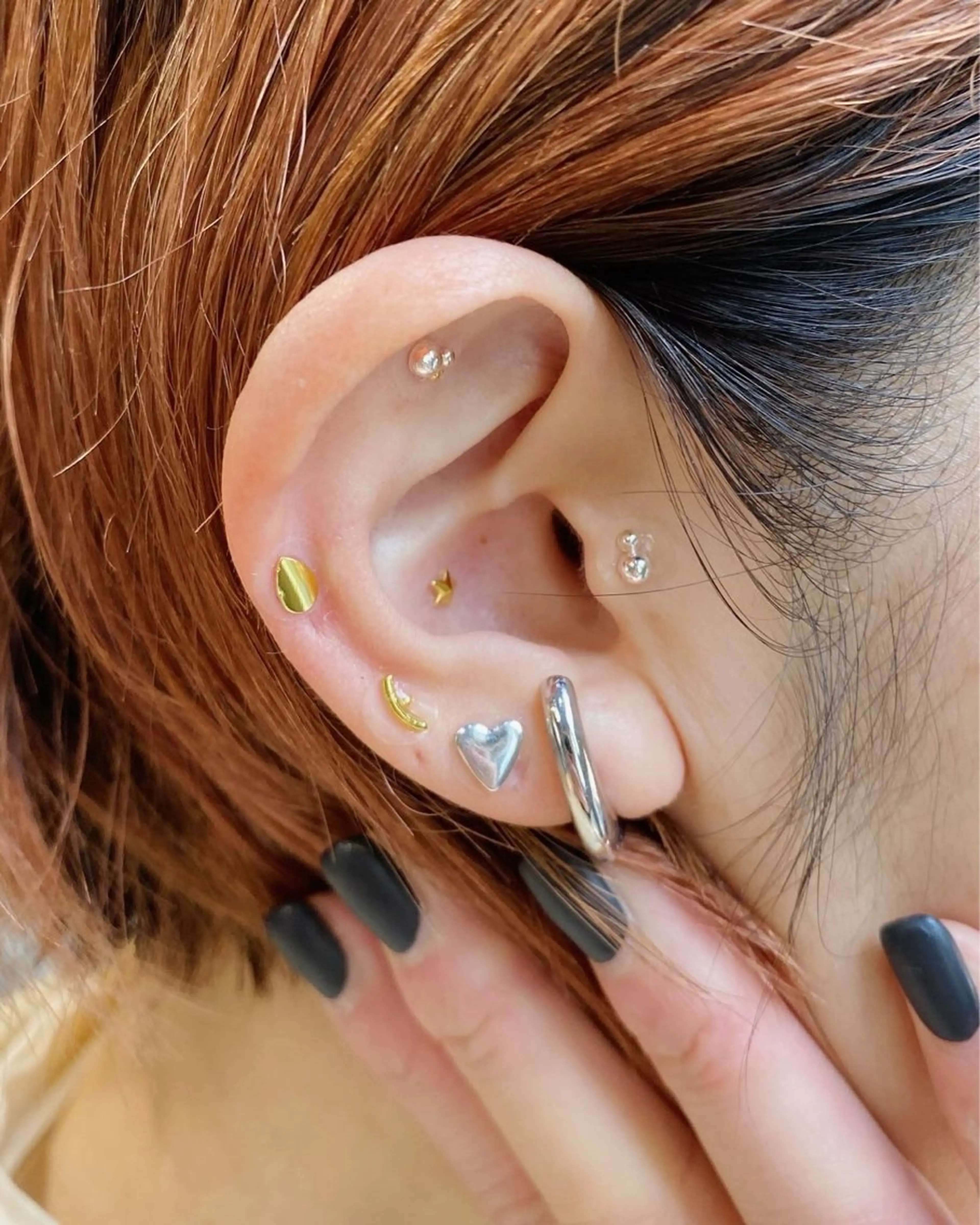 【👂耳ツボジュエリー付き】カット+カラー+1stepTR🧡の写真