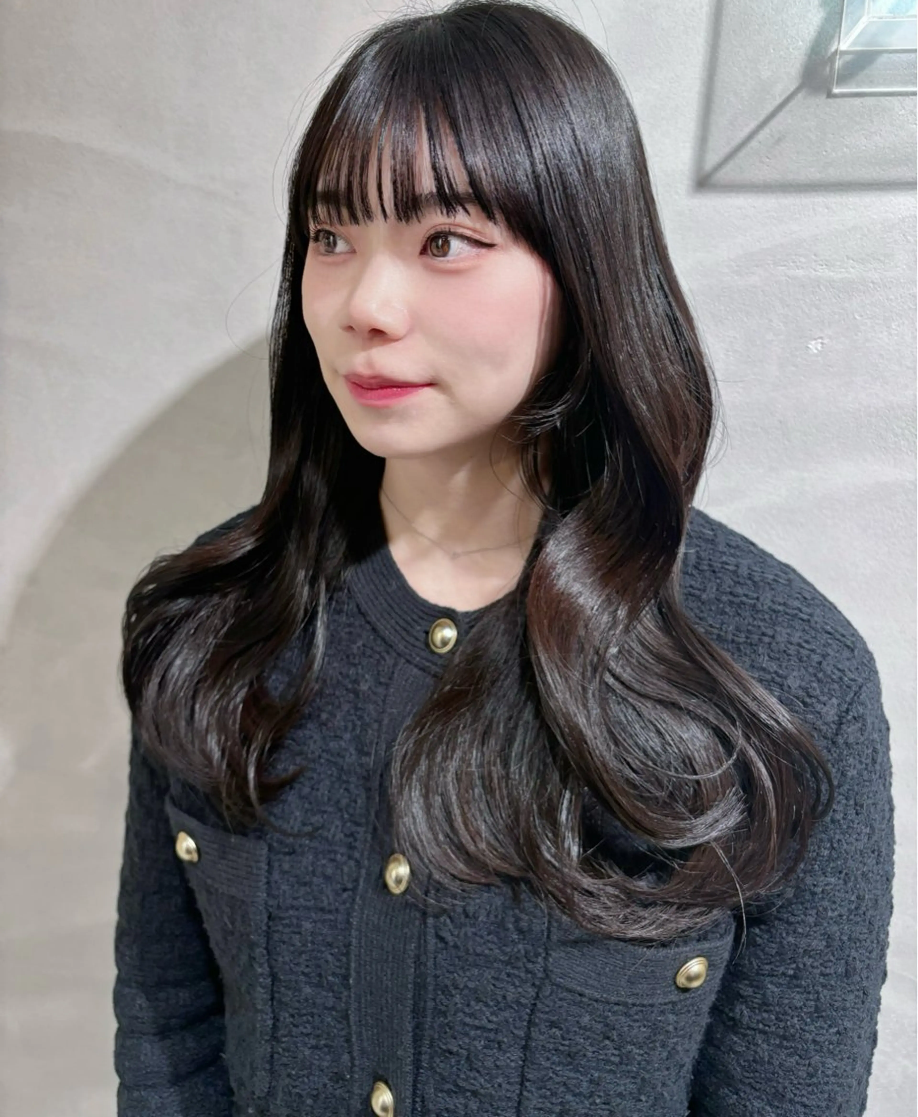 セミロング カラー グレージュ くびれヘア 盛れる顔まわりカット 🩰💕SHIONのヘアスタイル