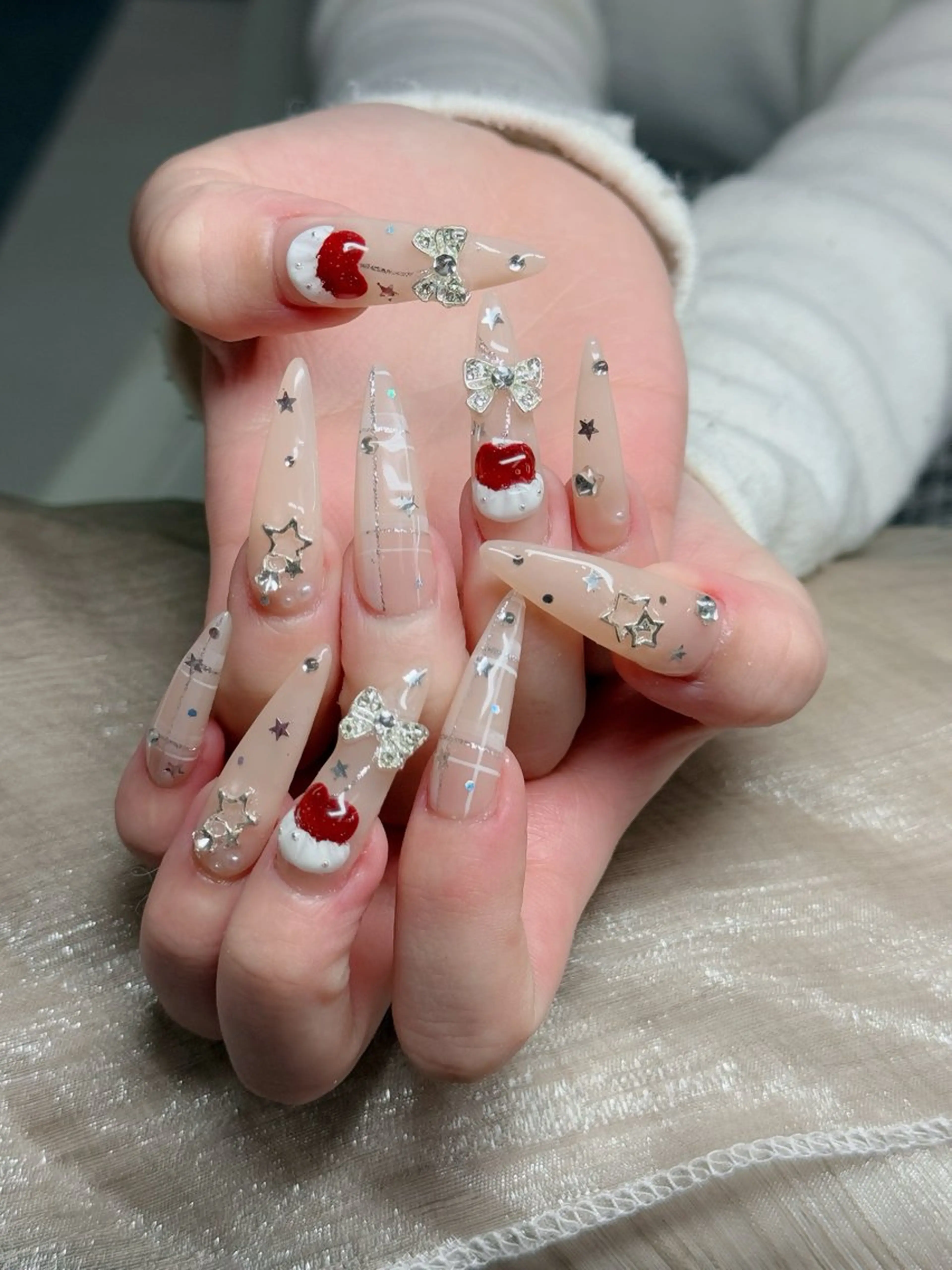 ネイル アートネイル フレンチネイル ジェルネイル 韓国ネイル マグネットネイル ハンドネイル Lenie Shinokuboのネイルデザイン