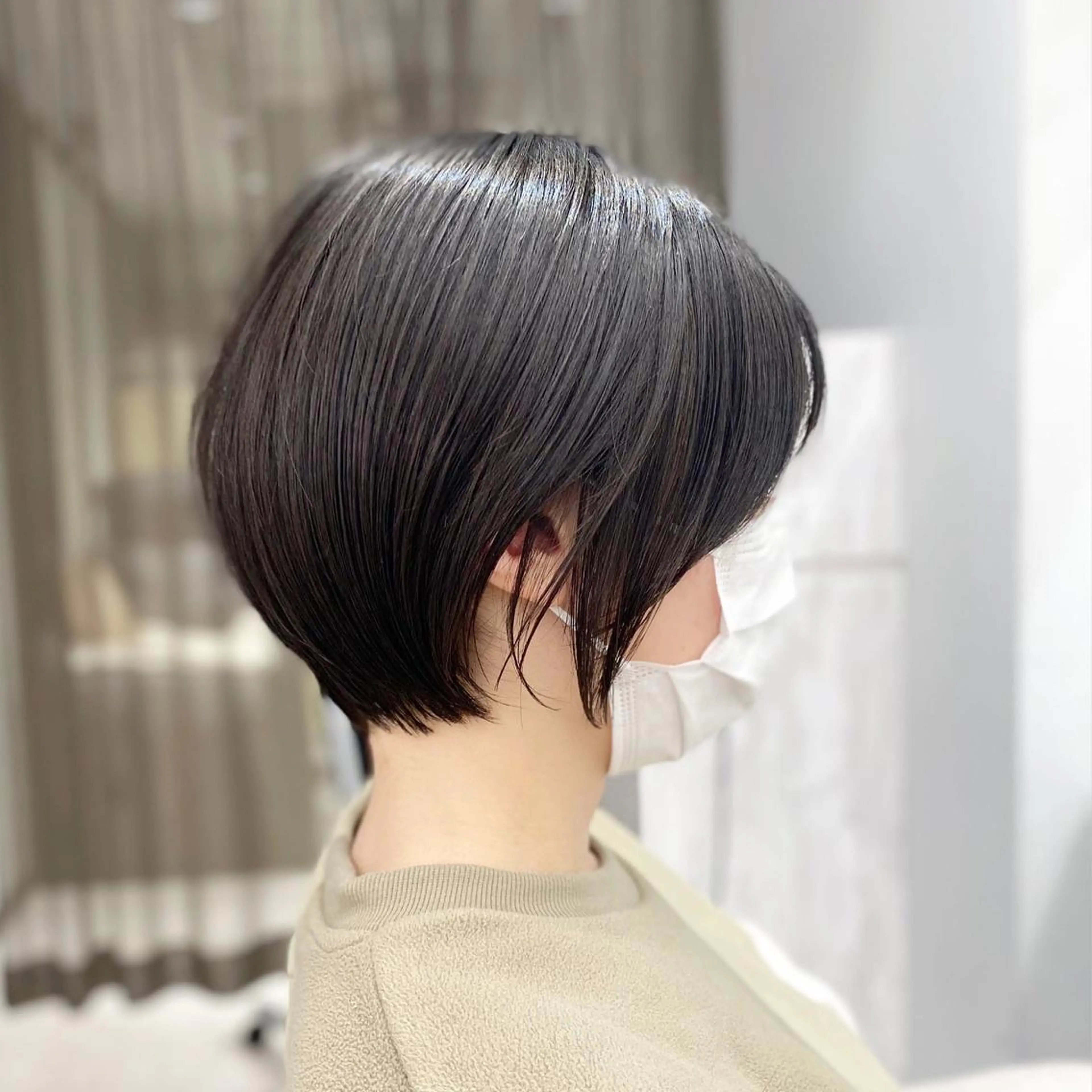 ショート 京都レイヤーカット/ 縮毛矯正/羽柴りくのヘアスタイル