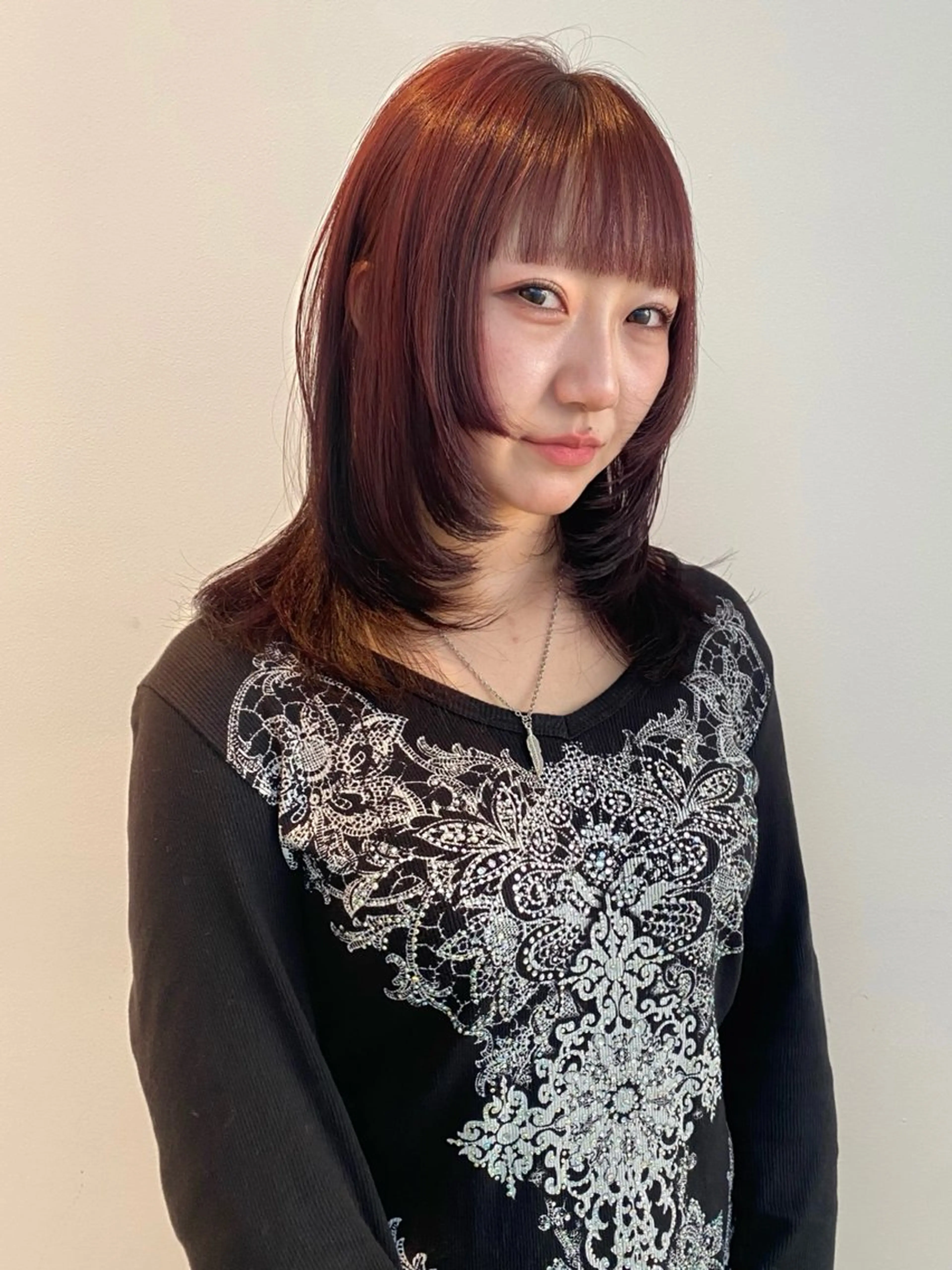 ミディアム カラー カット ヘアカラー トリートメント mai / linoah˚✧のヘアスタイル