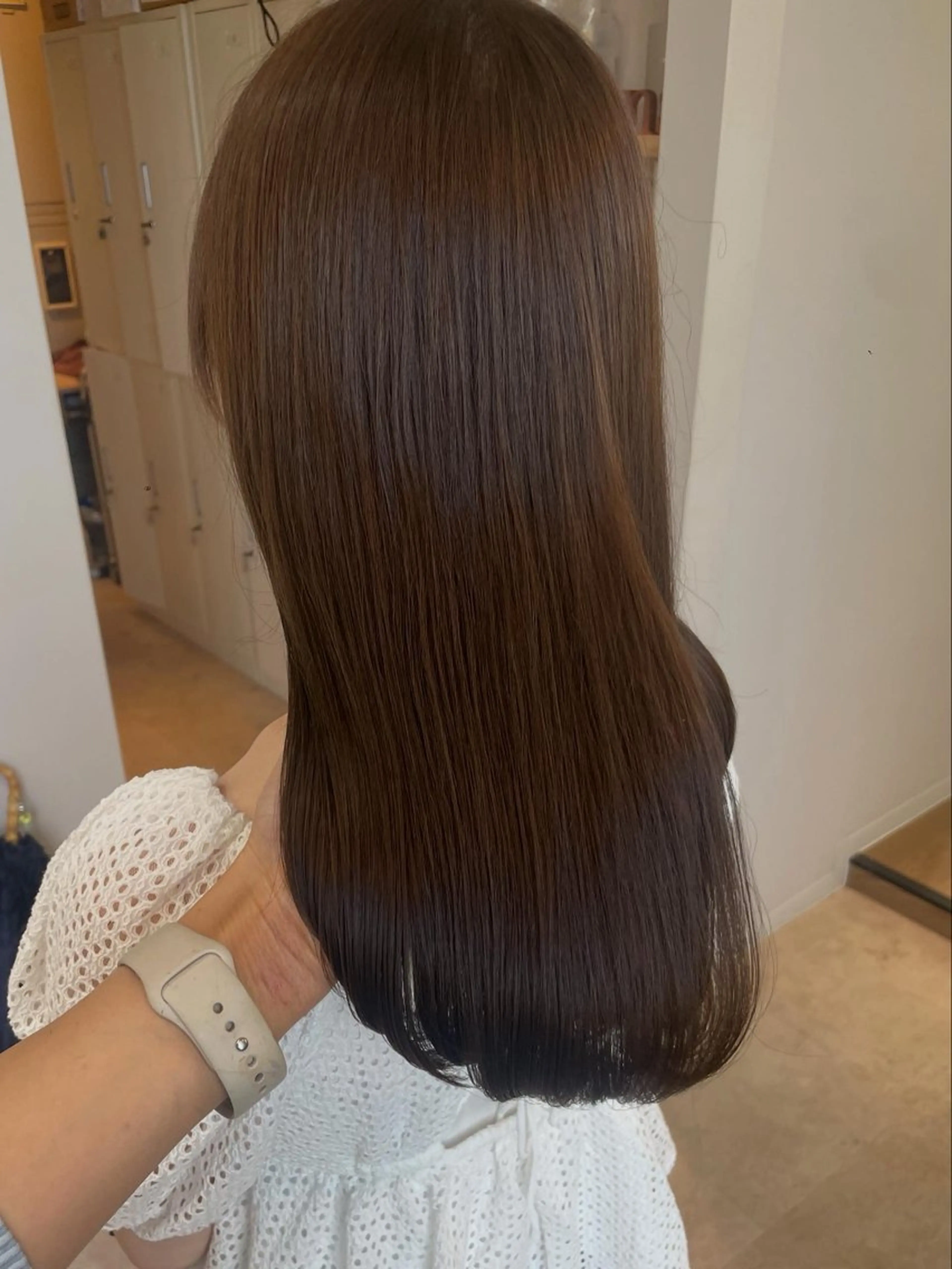 セミロング カラー カット ヘアカラー トリートメント HARUKA韓国ヘア /Luana梅田のヘアスタイル