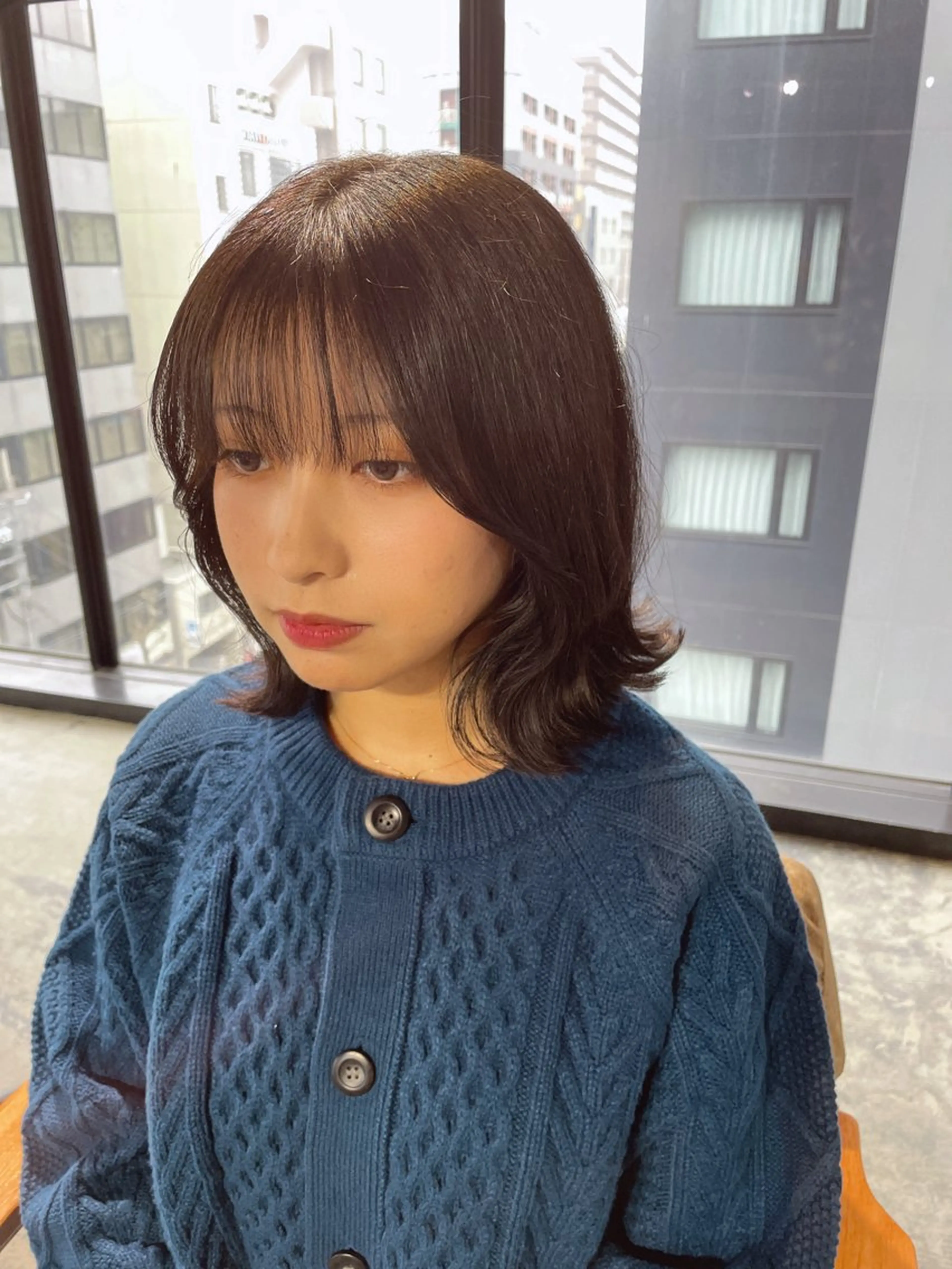 カラー La fith hair ray 札幌店所属・顔まわり/W カラー/リョウのヘアスタイル