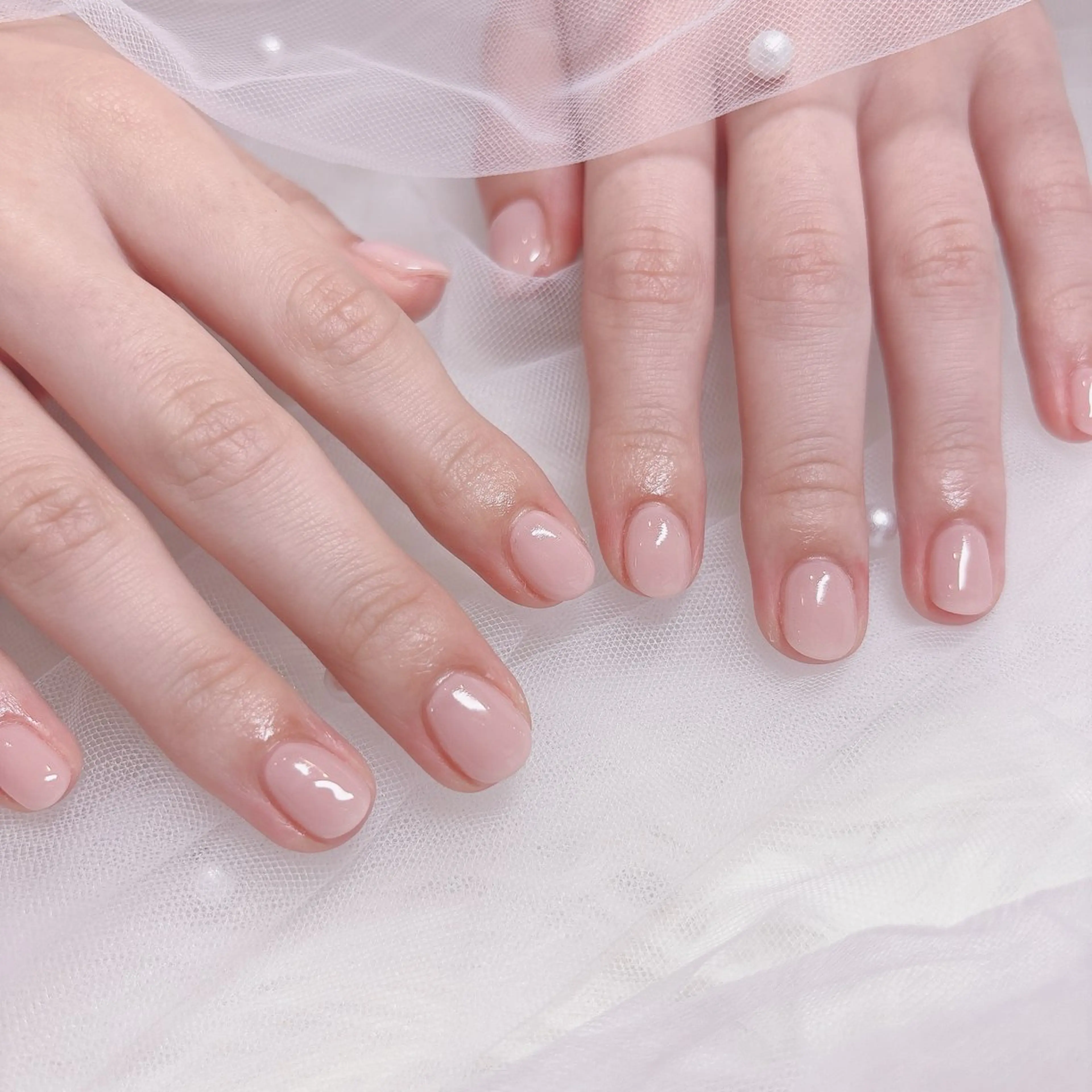 【オフ無し】ハンドネイル ワンカラー・ラメグラ・カラグラの写真