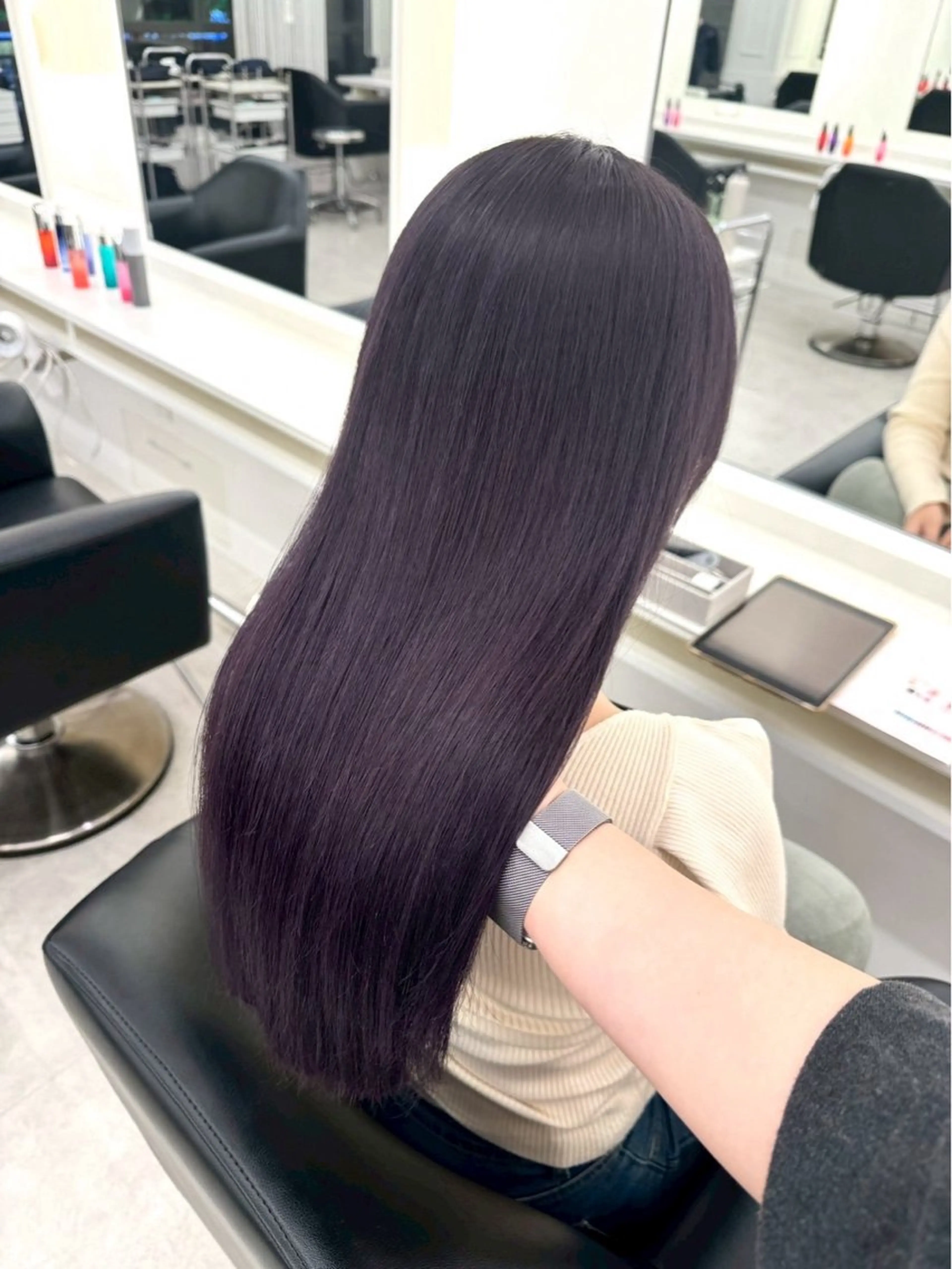 ロング ヘアカラー Parve  Mix 🫧梶川虹のヘアスタイル