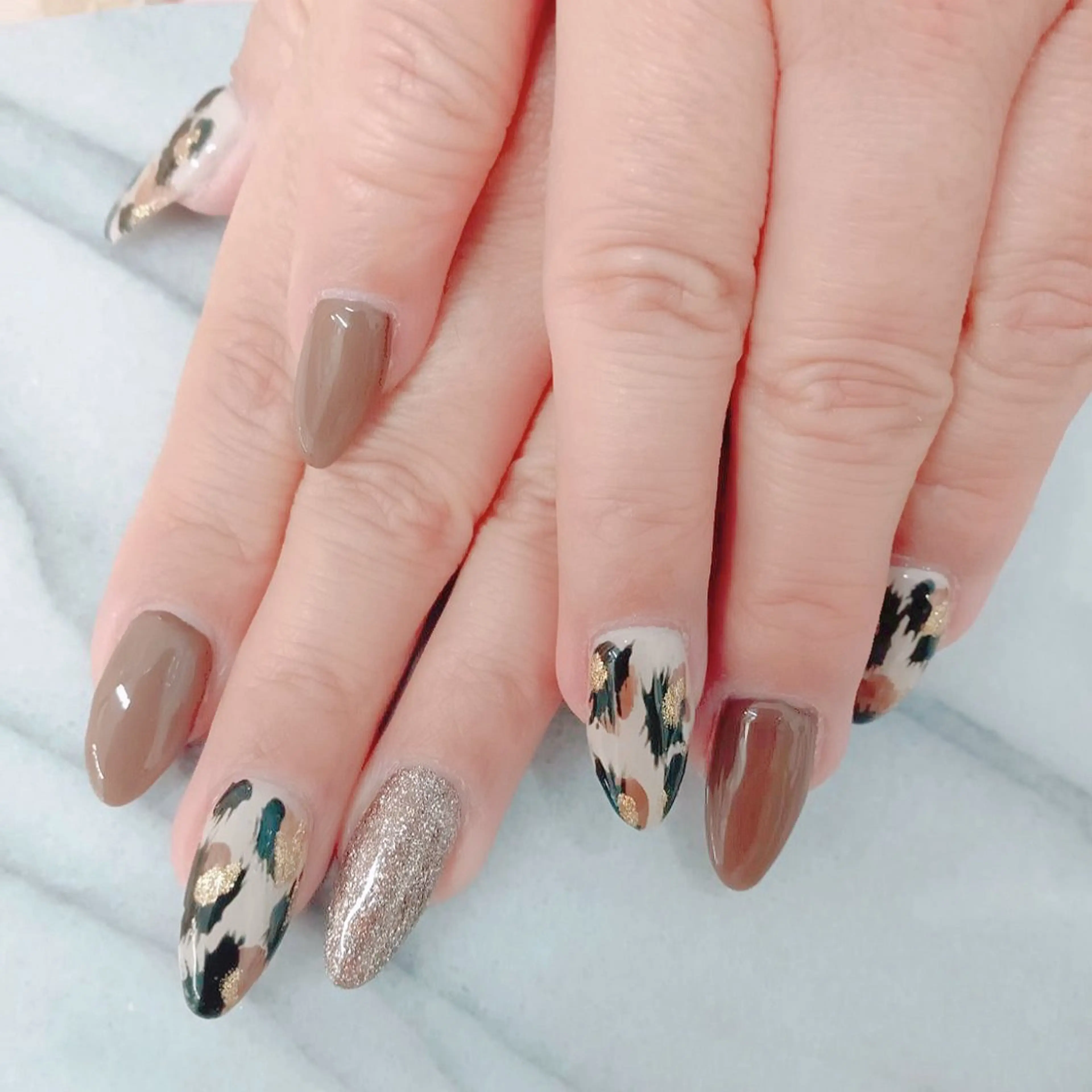 ネイル ハンドネイル 柘植 祐子のネイルデザイン