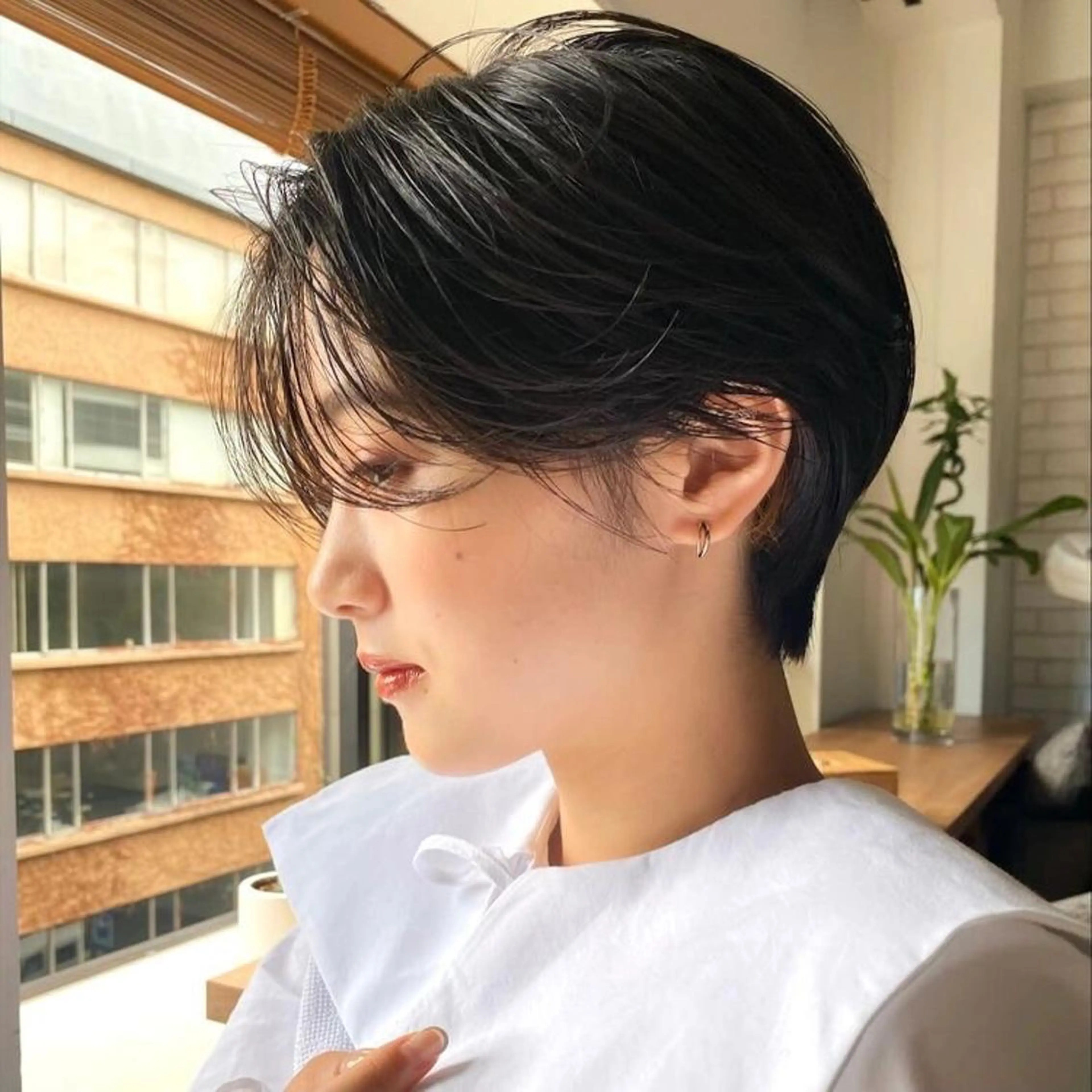 ショート カラー 似合わせカット⚪︎ ／フェイスレイヤーのヘアスタイル