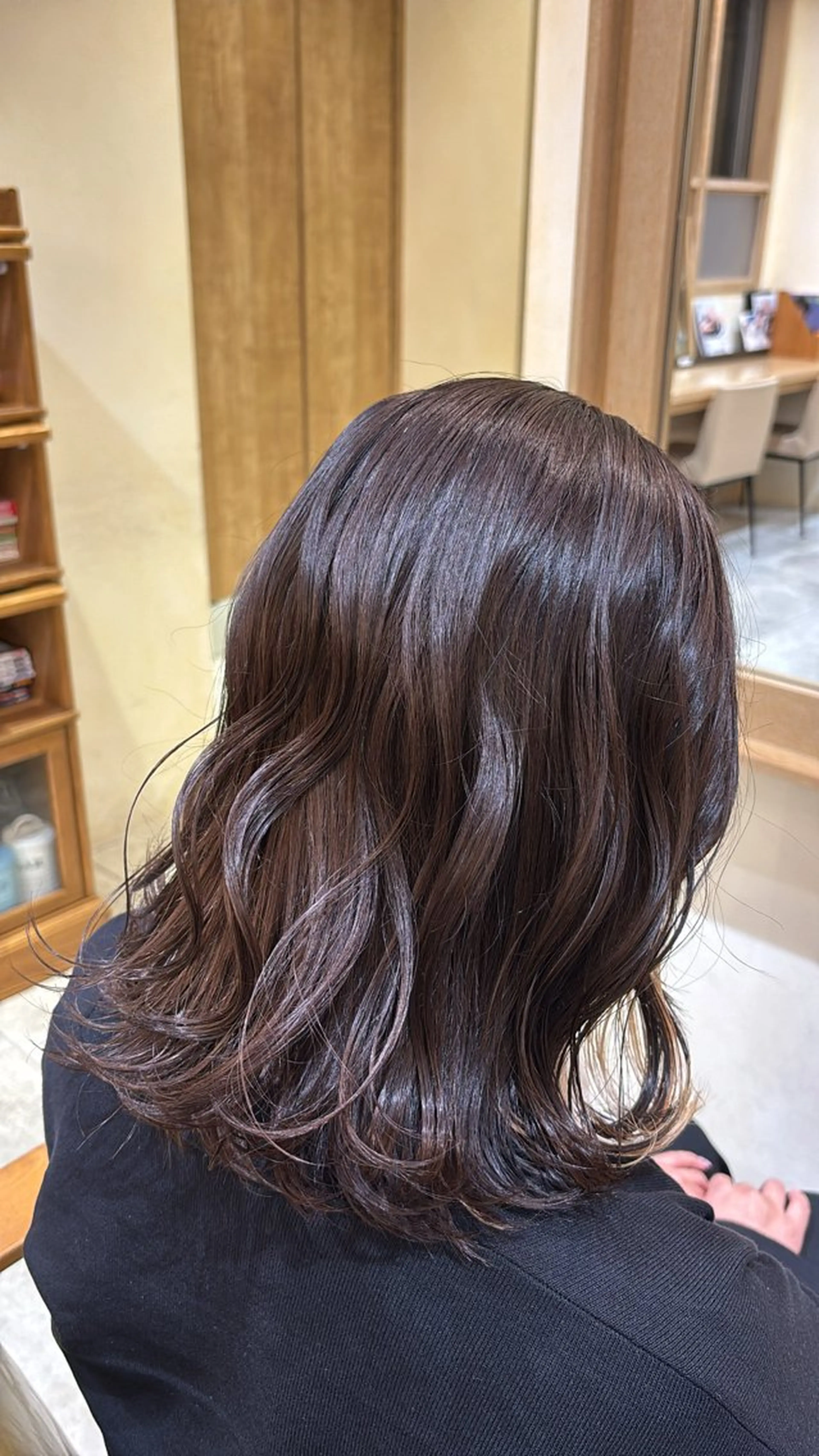ミディアム カラー ブラウンカラー カット ヘアカラー Cloe 銀座 【クロエ ギンザ】所属・ハイトーン/暖色 カラー/maoのヘアスタイル