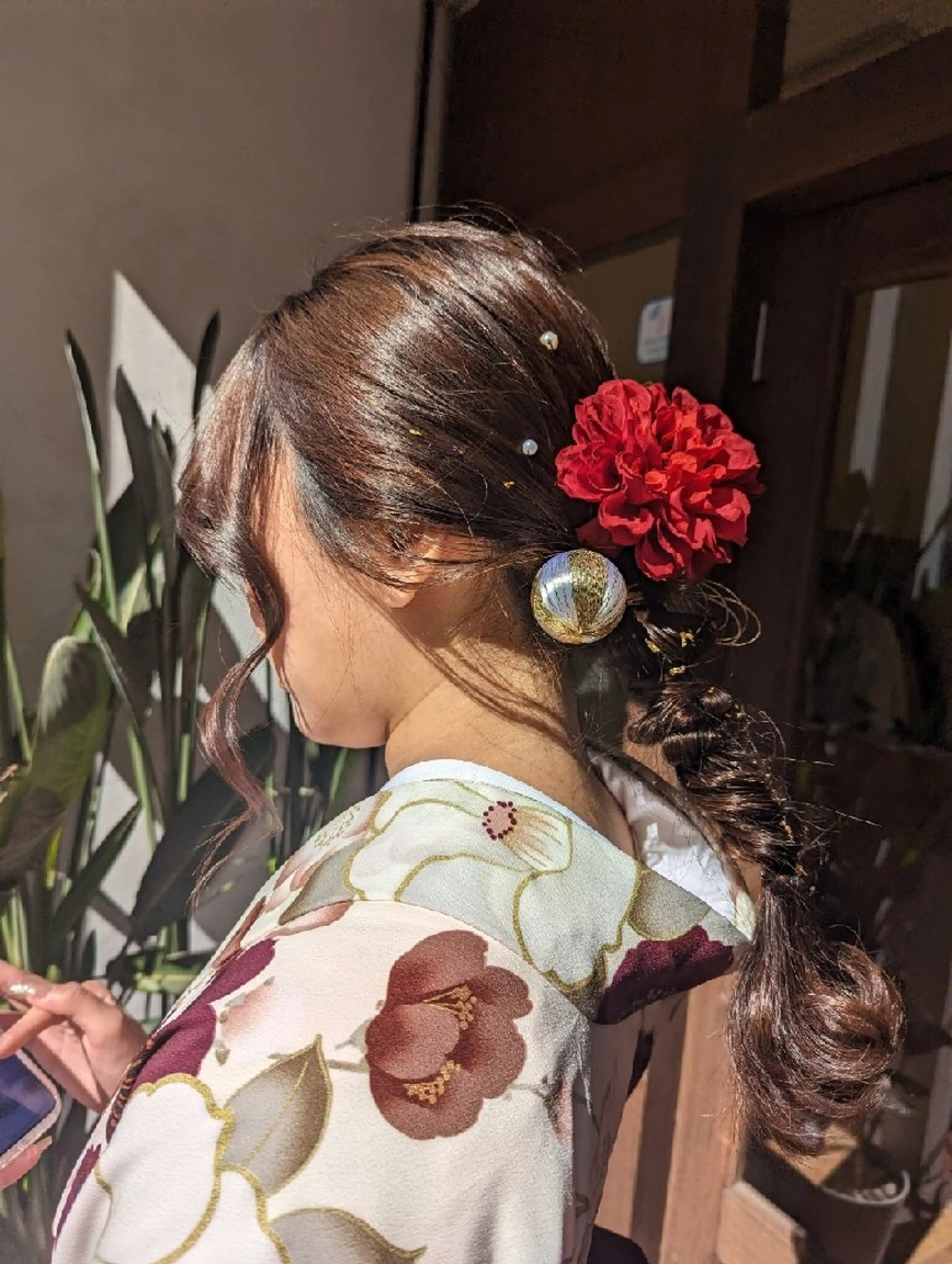 ヘアアレンジ 髪質改善＆白髪ぼかし カラー♡店長みやけ♡のヘアスタイル