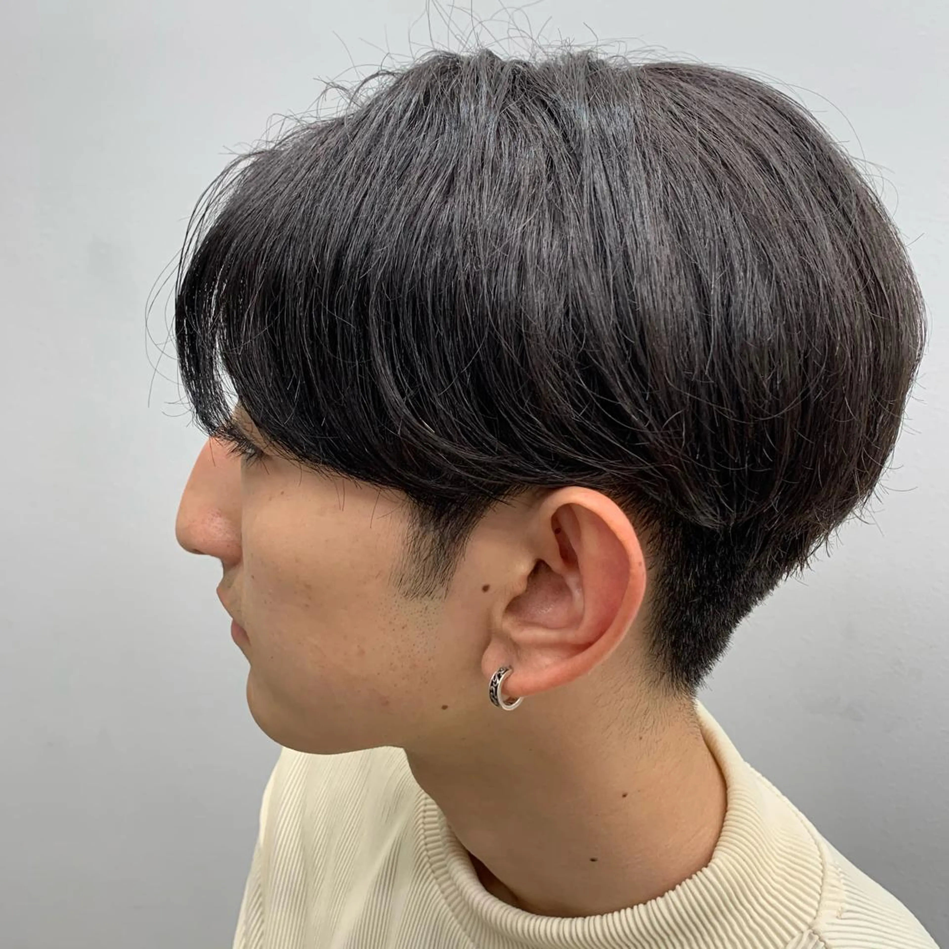 メンズ コンマヘア カルマパーマ メンズ韓国風 韓国マッシュ マッシュ hair&make NOISM -eha-所属・メンズ特化美容師/ 新井　洸太のヘアスタイル