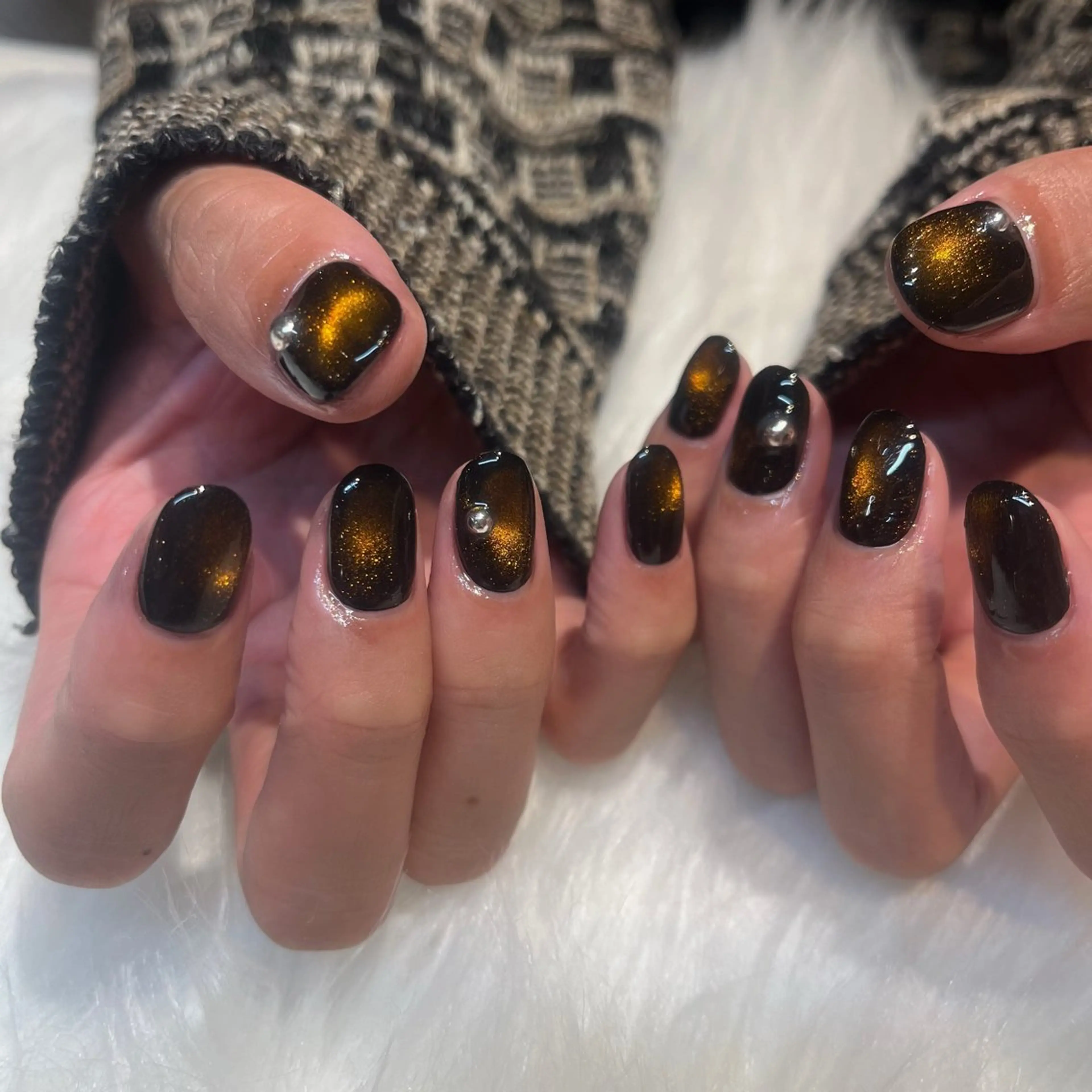 ネイル マグネットネイル メンズネイル ハンドネイル ✩.*˚ kanaのネイルデザイン