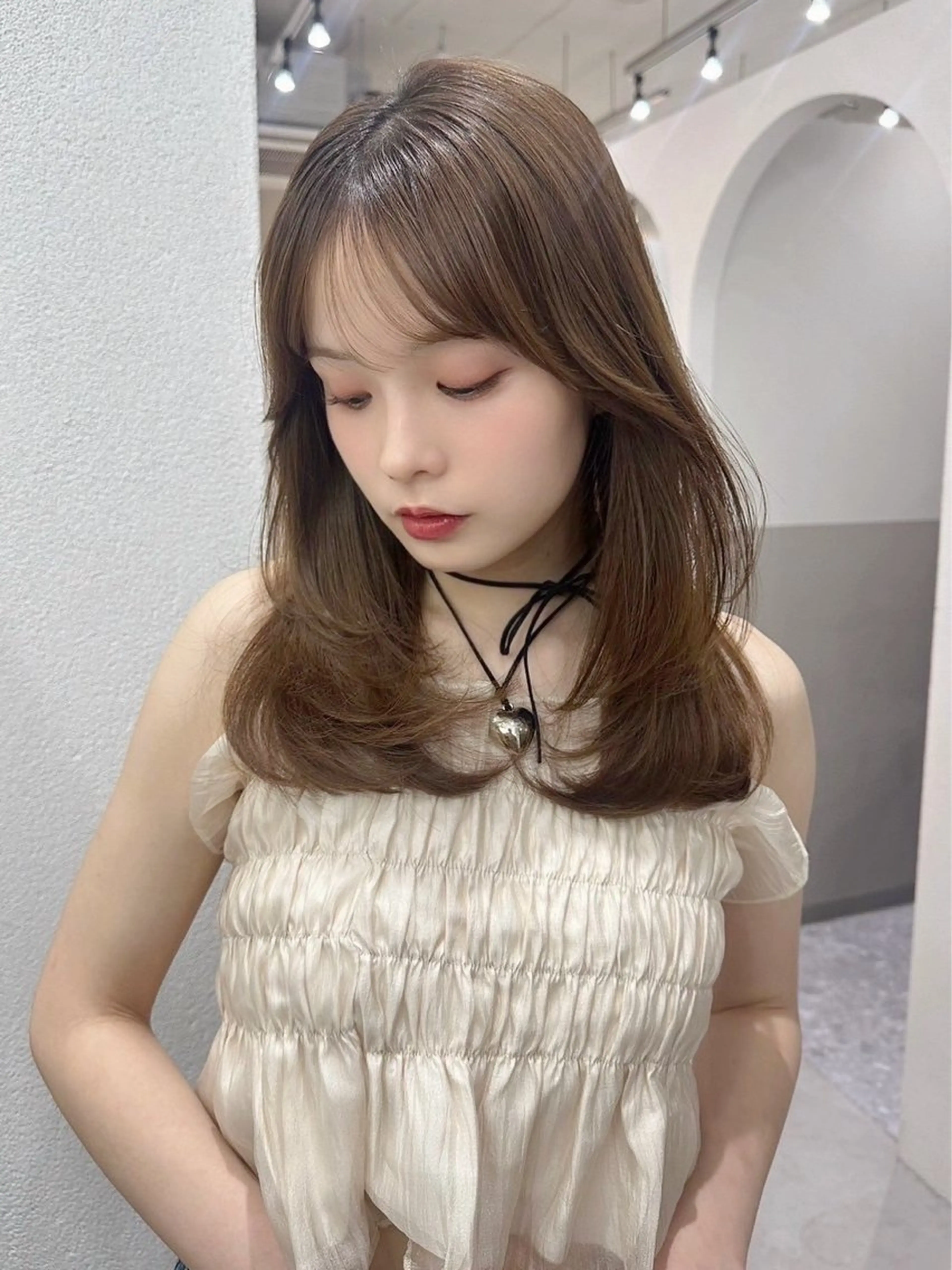 ロング カラー カット ヘアカラー トリートメント 梅田/髪質改善特化/ 艶カラー🫧さくらこのヘアスタイル