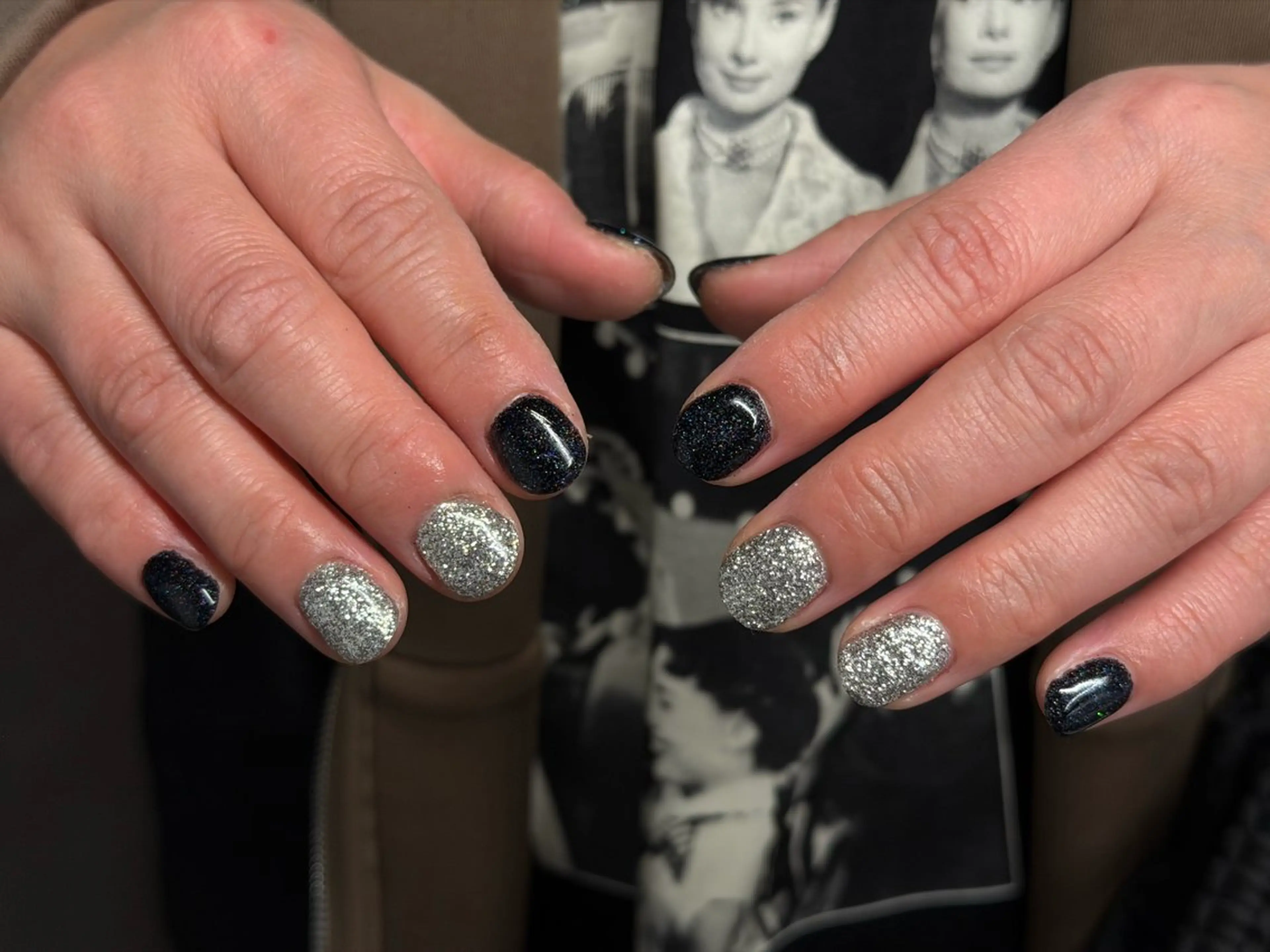ネイル ラメ(グリッター) ハンドネイル mori yuina ┆͓̽ NUDGEのネイルデザイン