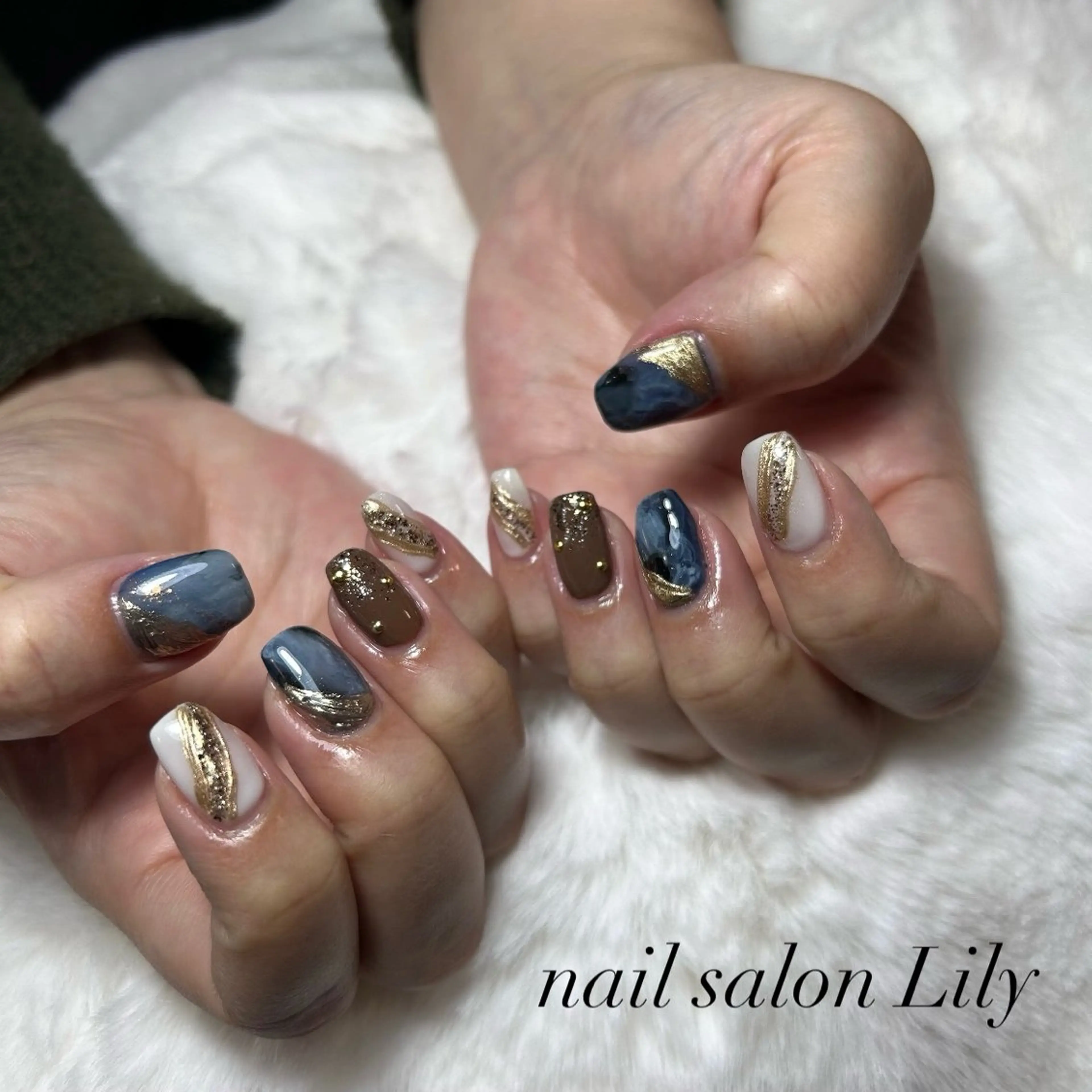 ネイル ニュアンスネイル ハンドネイル nail salon Lily所属・藤田 璃々のネイルデザイン
