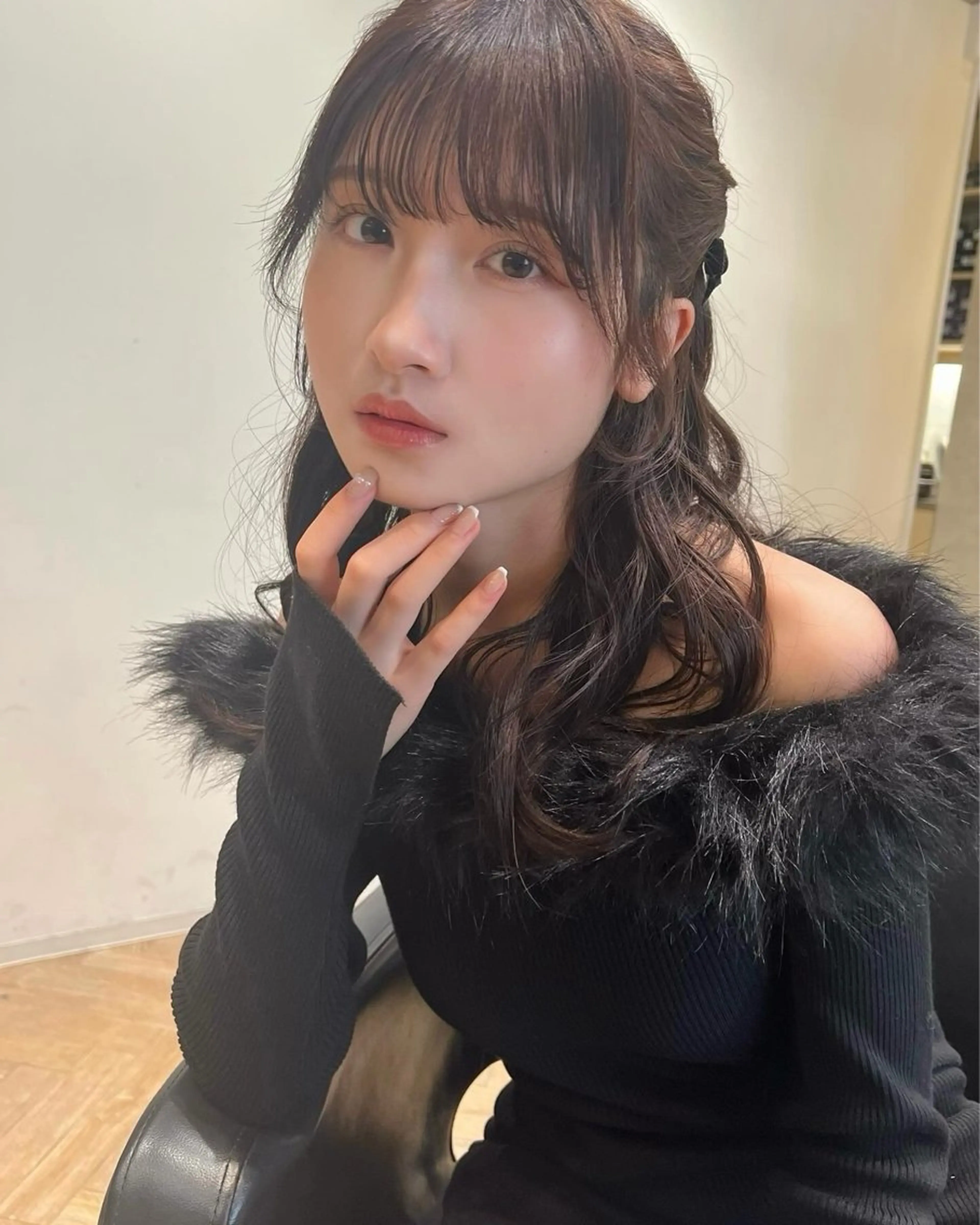 🤎ヘアセット【ハーフアップ、アップスタイル】の写真