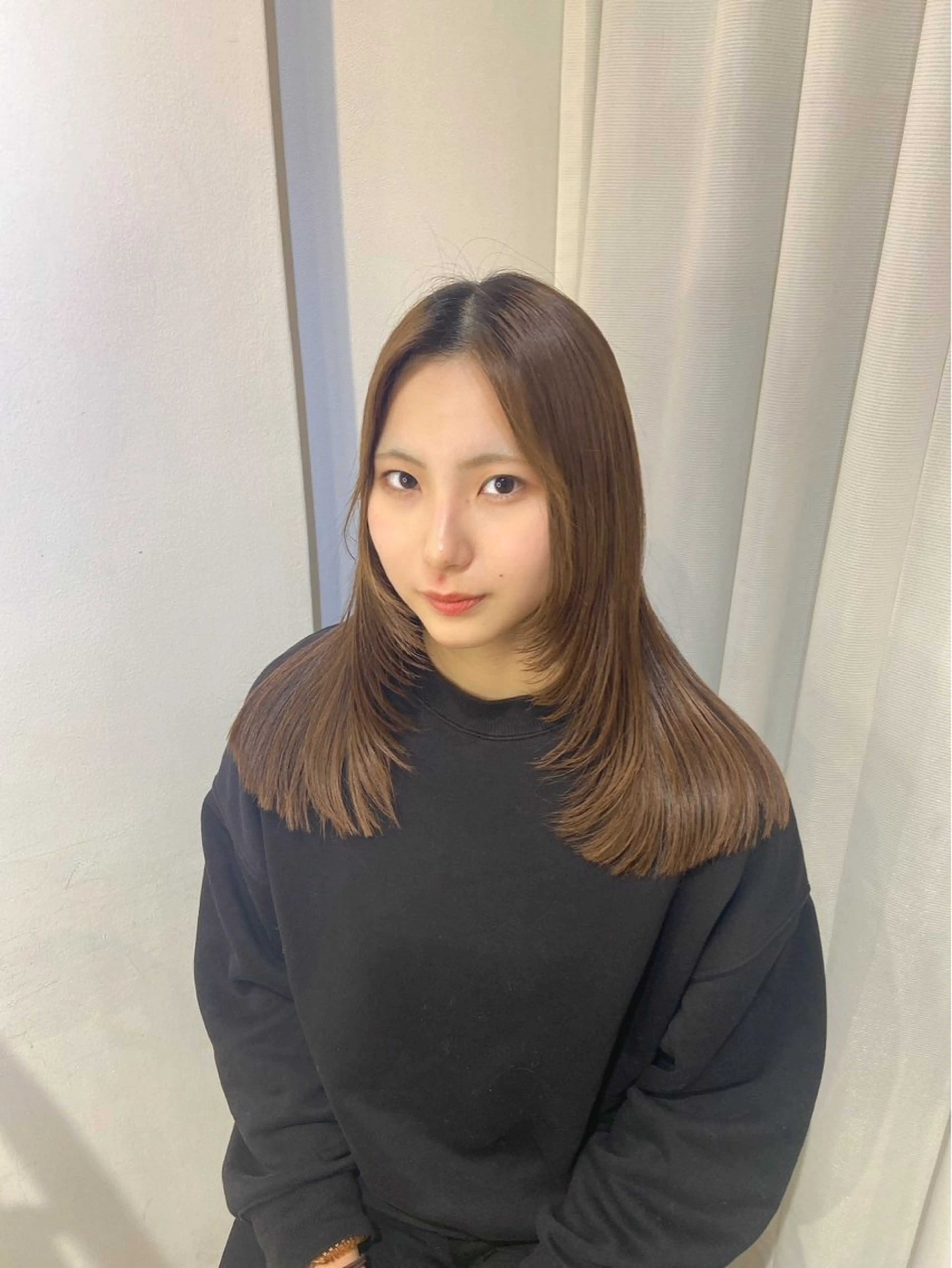 ロング 盛田 望来のヘアスタイル