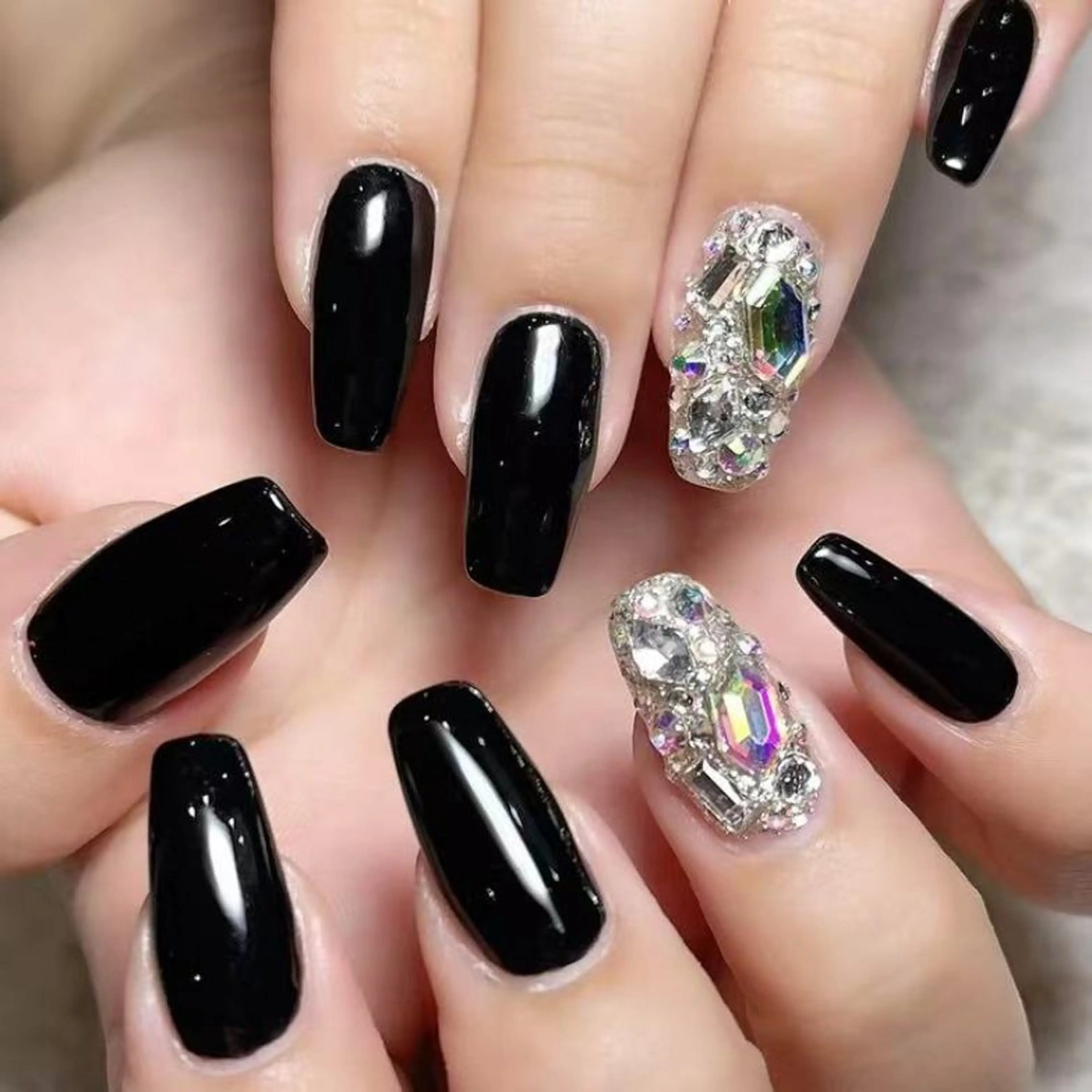 ネイル ハンドネイル Snow nail  ❄️Salon 💕のネイルデザイン