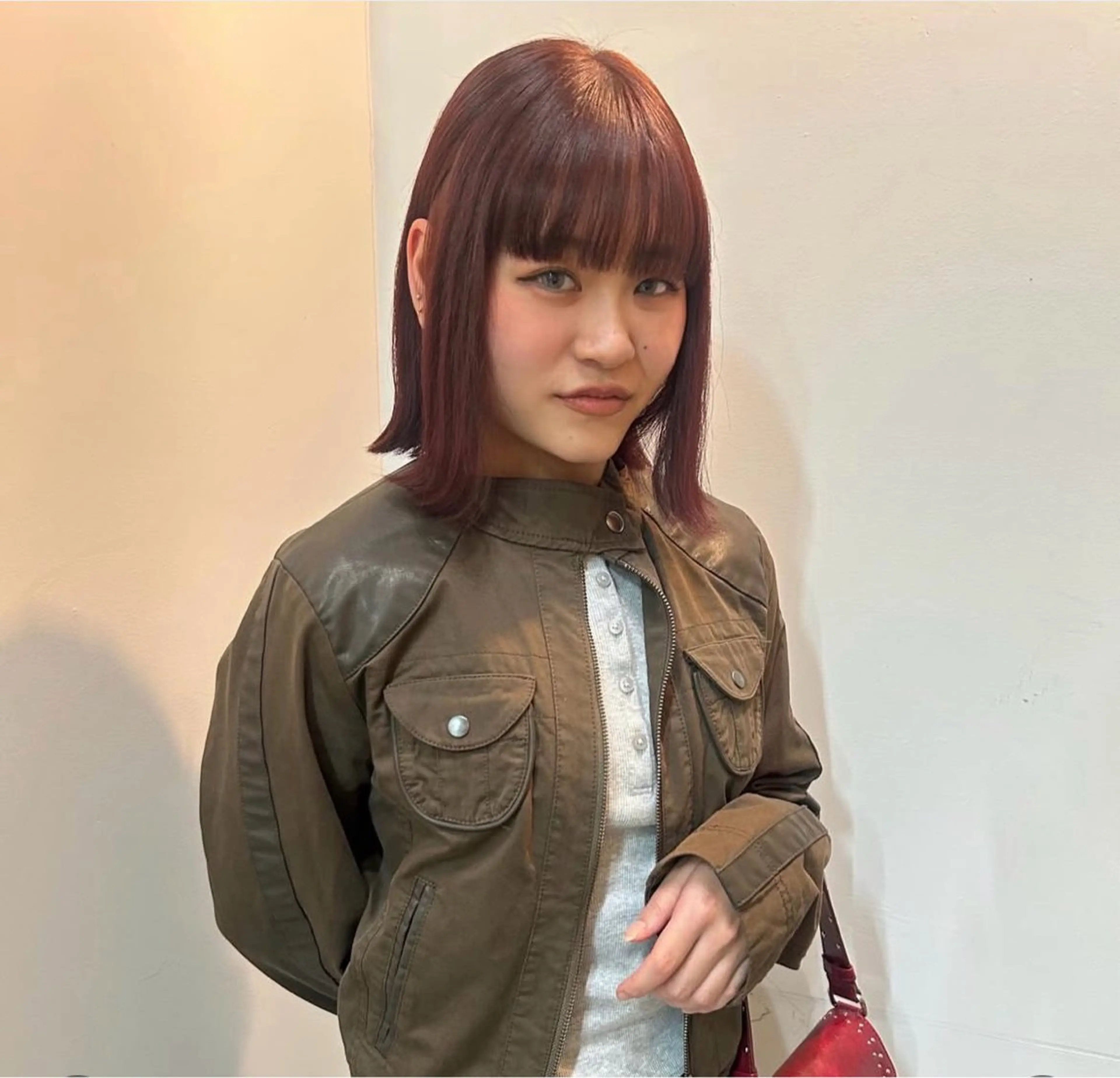 ミディアム カット cashel/kishaba所属・🦋レイヤーボブ /kanna🦋‪のヘアスタイル