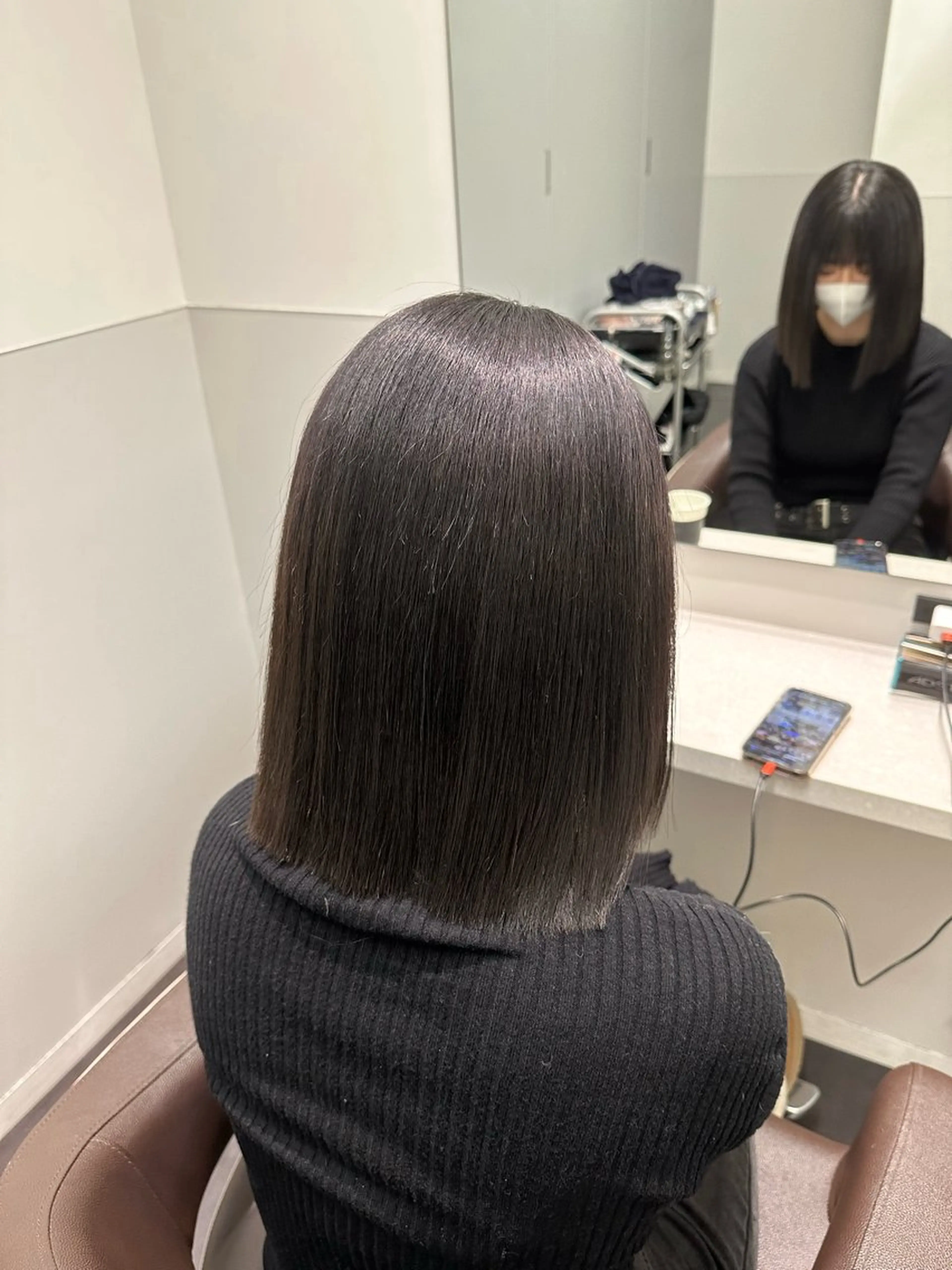 ミディアム Wisteria所属・美髪特化✨ 伊織✨縮毛矯正✨のヘアスタイル