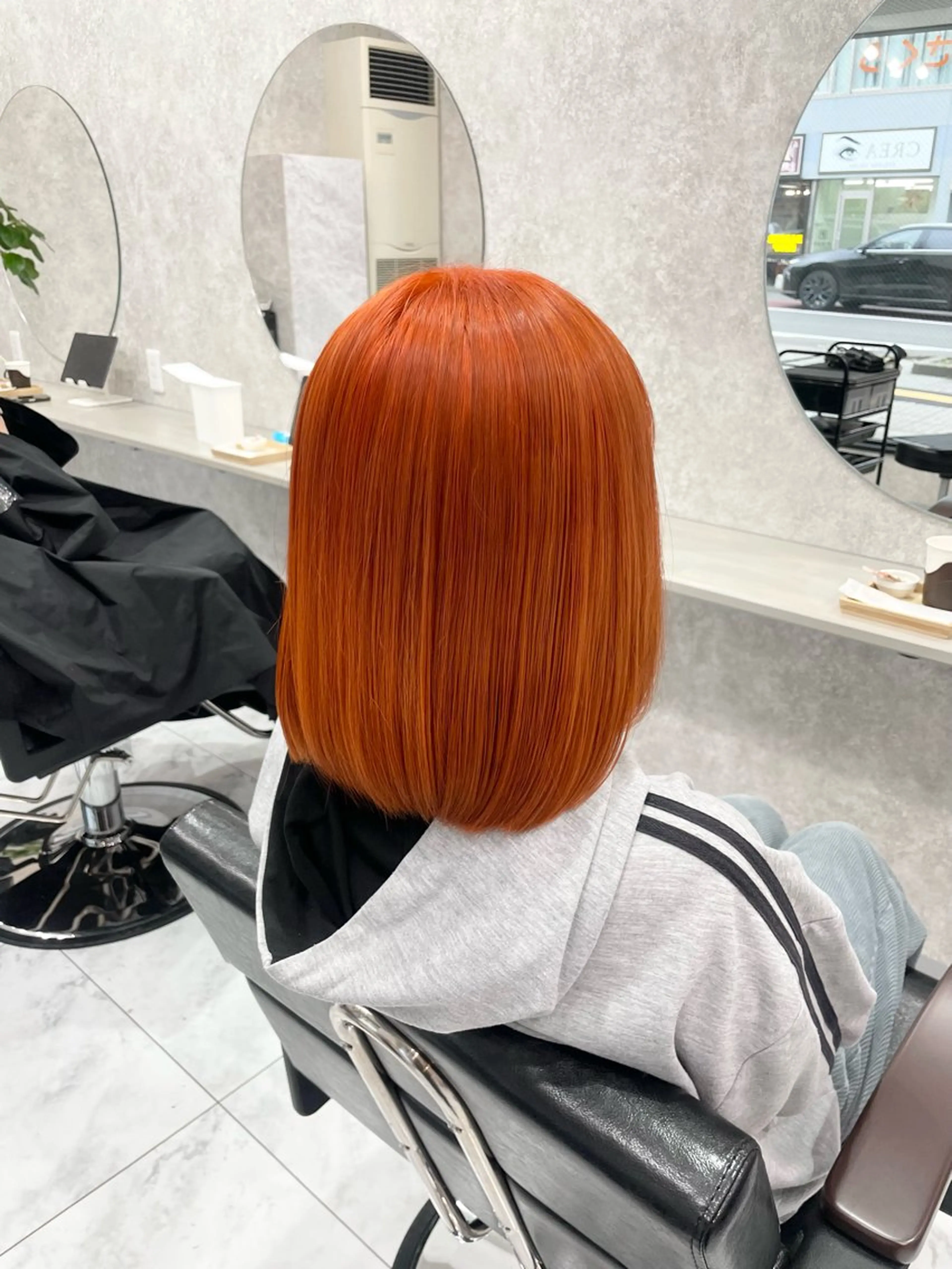 ミディアム 🦋ハイトーン🦋 石山 希理🦋のヘアスタイル