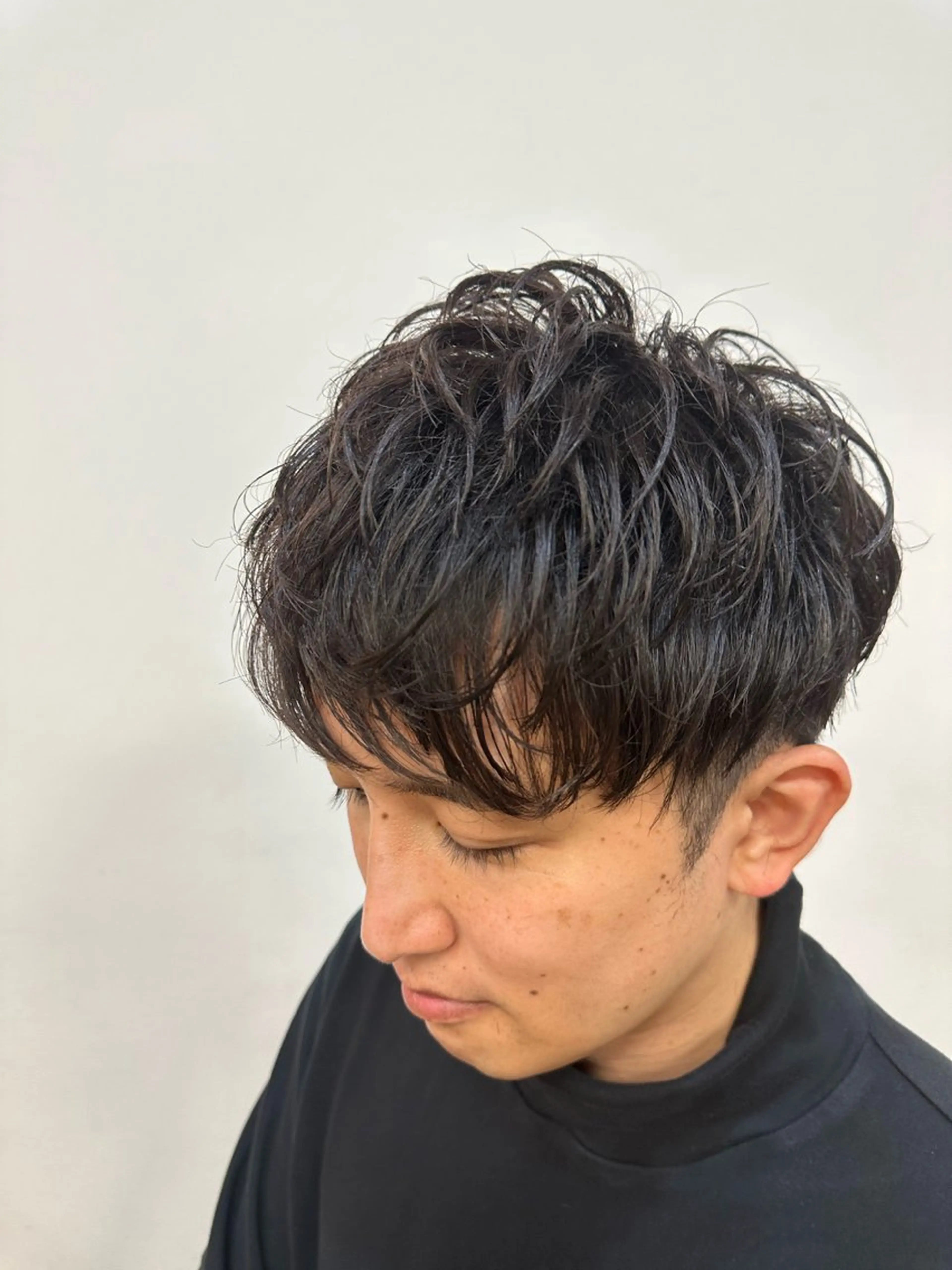 ショート メンズ マッシュ 中村 虎のヘアスタイル