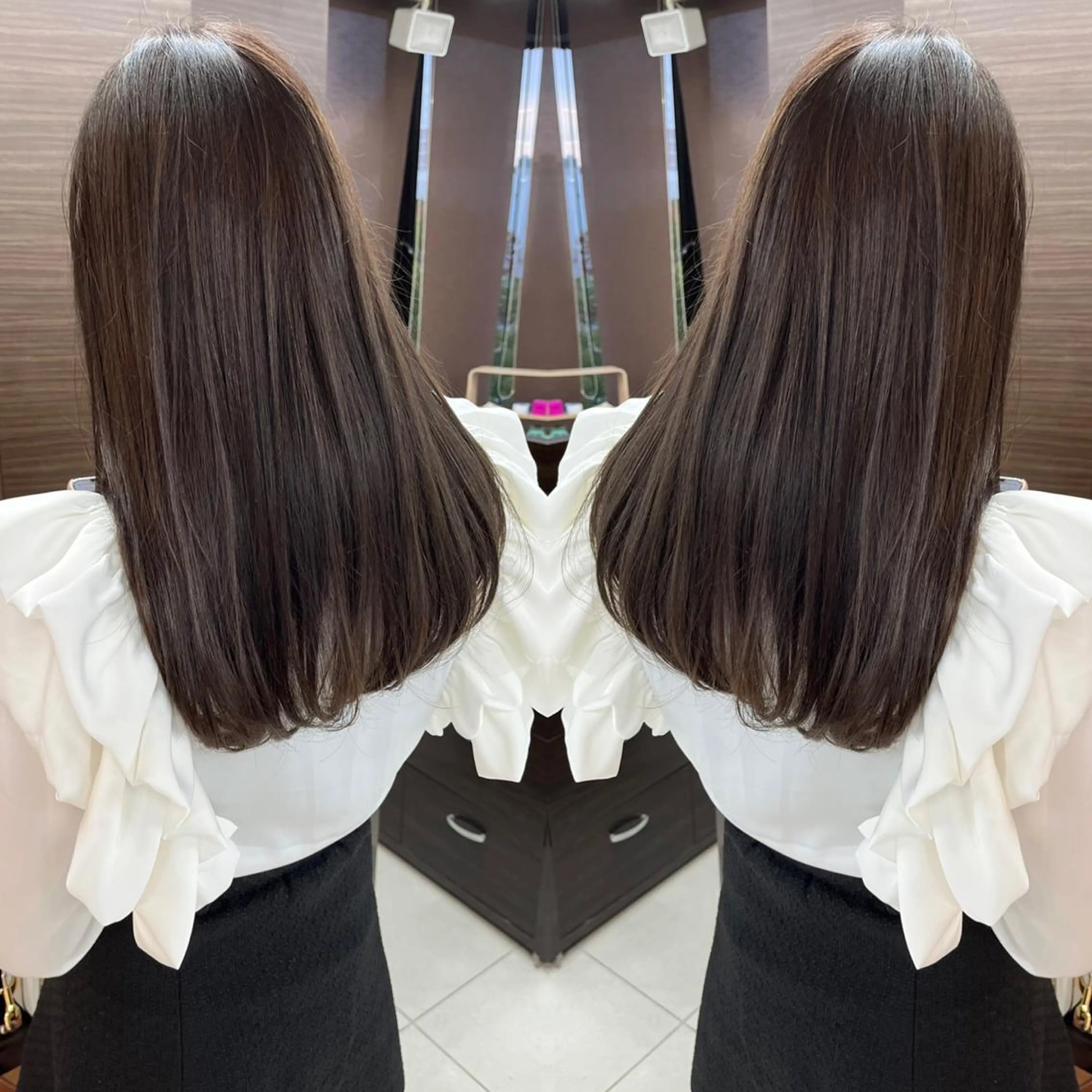 カット&ケアカラー&6stepトリートメントの写真