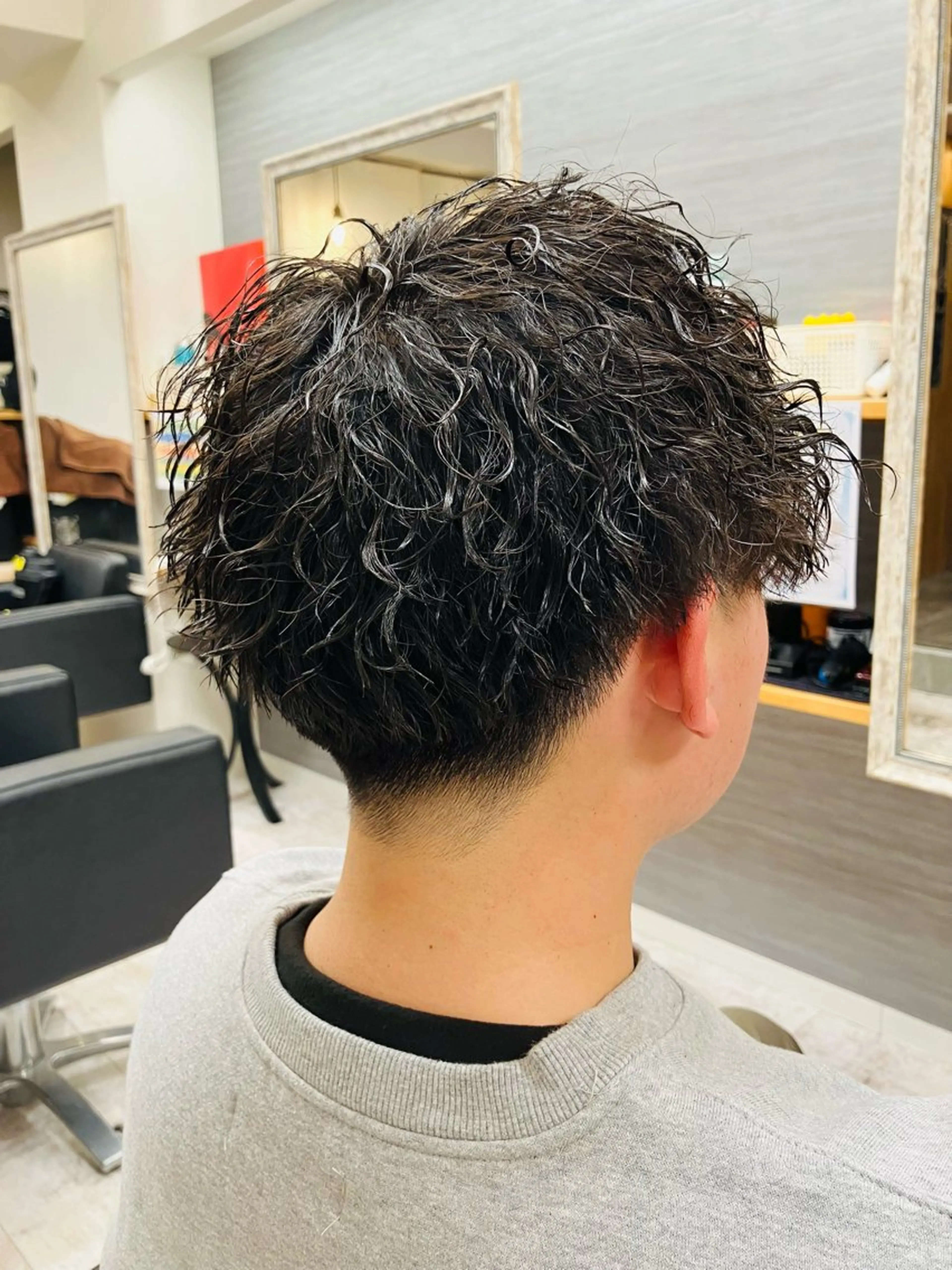 パーマ メンズ カット パーマ メンズ特化/パーマ/ フェードWATARUのヘアスタイル