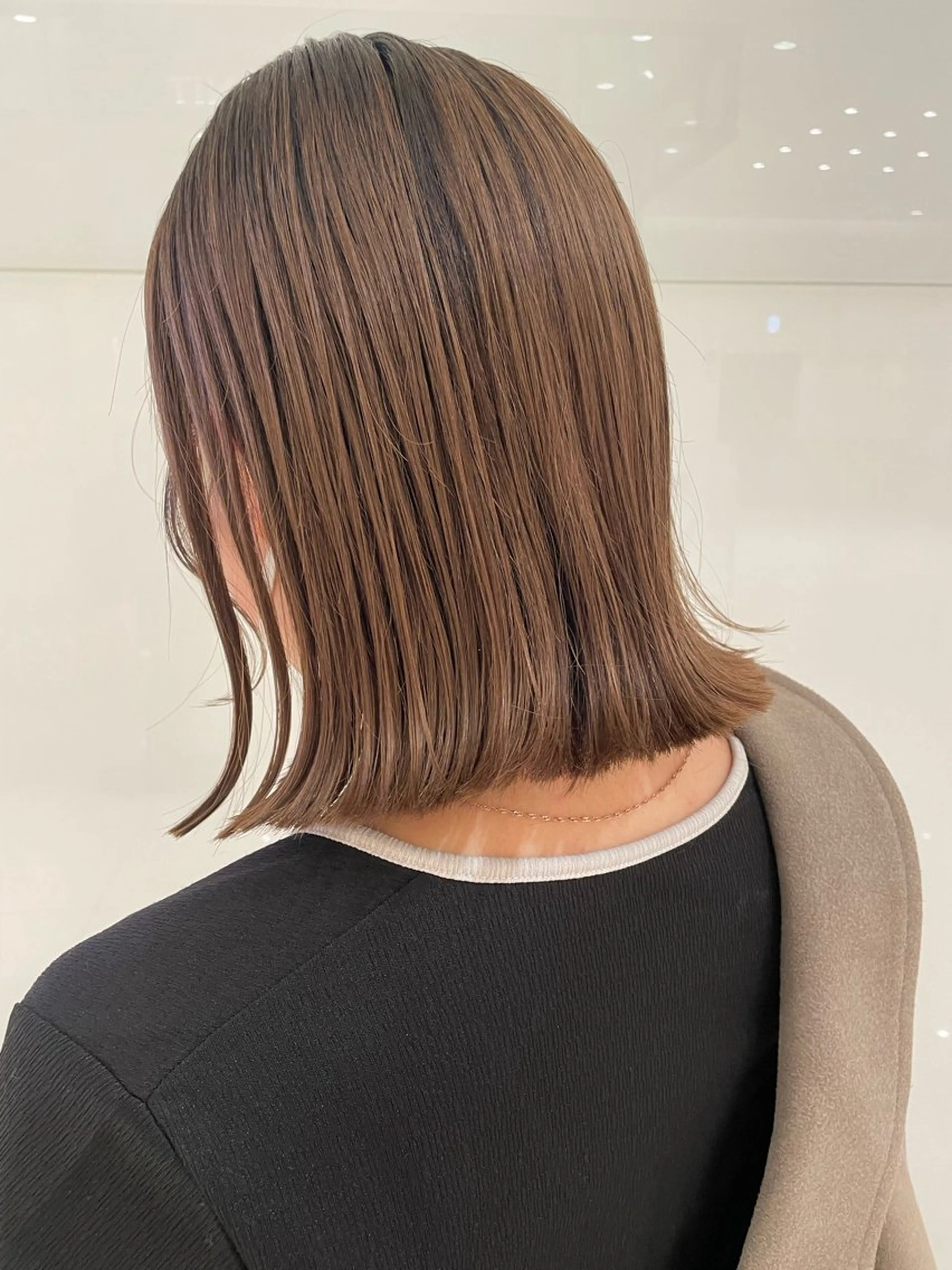 ミディアム 似合わせ♡レイヤー/ 暖色艶カラー/moeのヘアスタイル