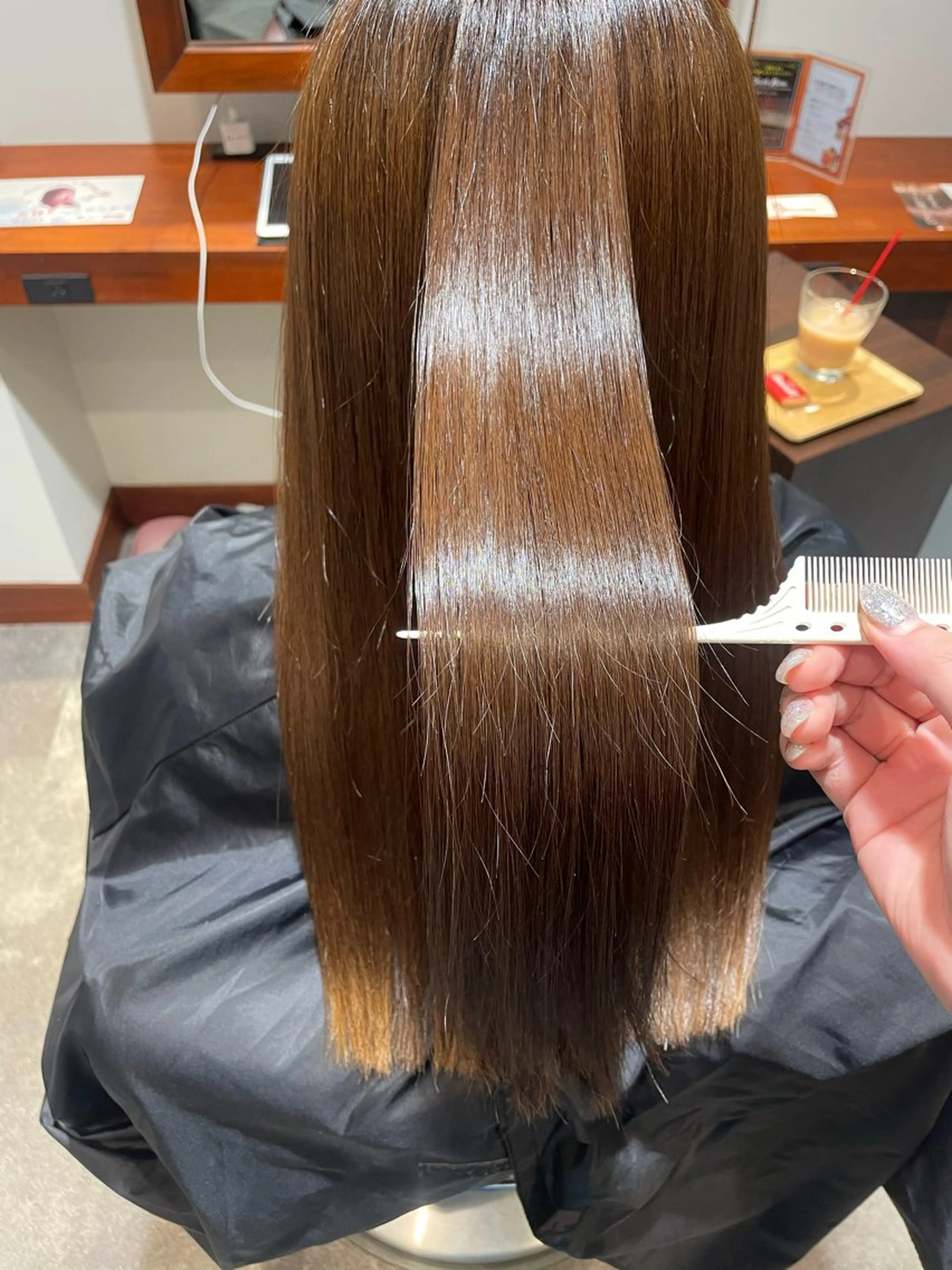 ロング カラー 馬場 滉士のヘアスタイル