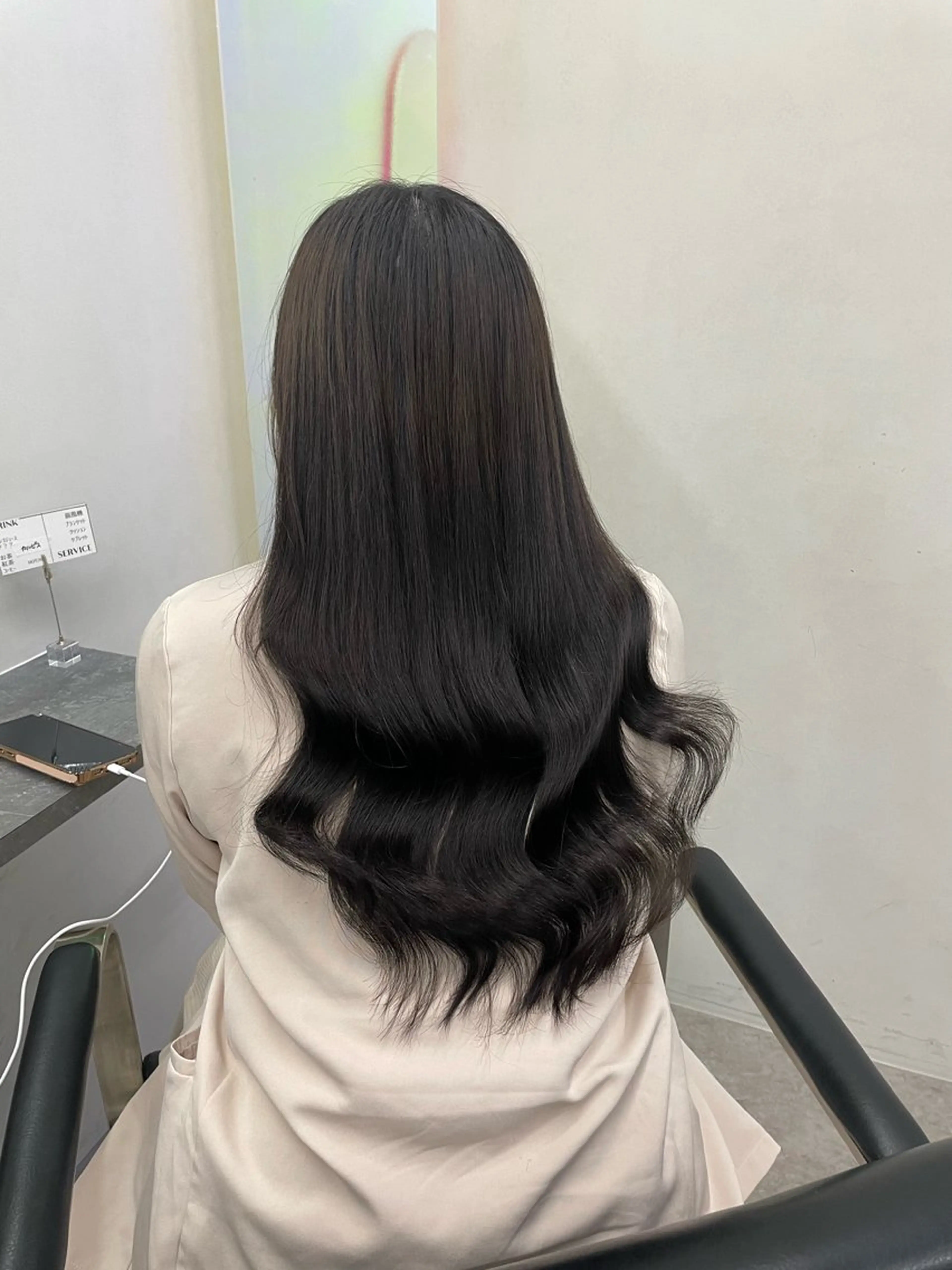 ロング エクステ Tint by alo所属・🐰FUMINA🐰 カットモデルのヘアスタイル