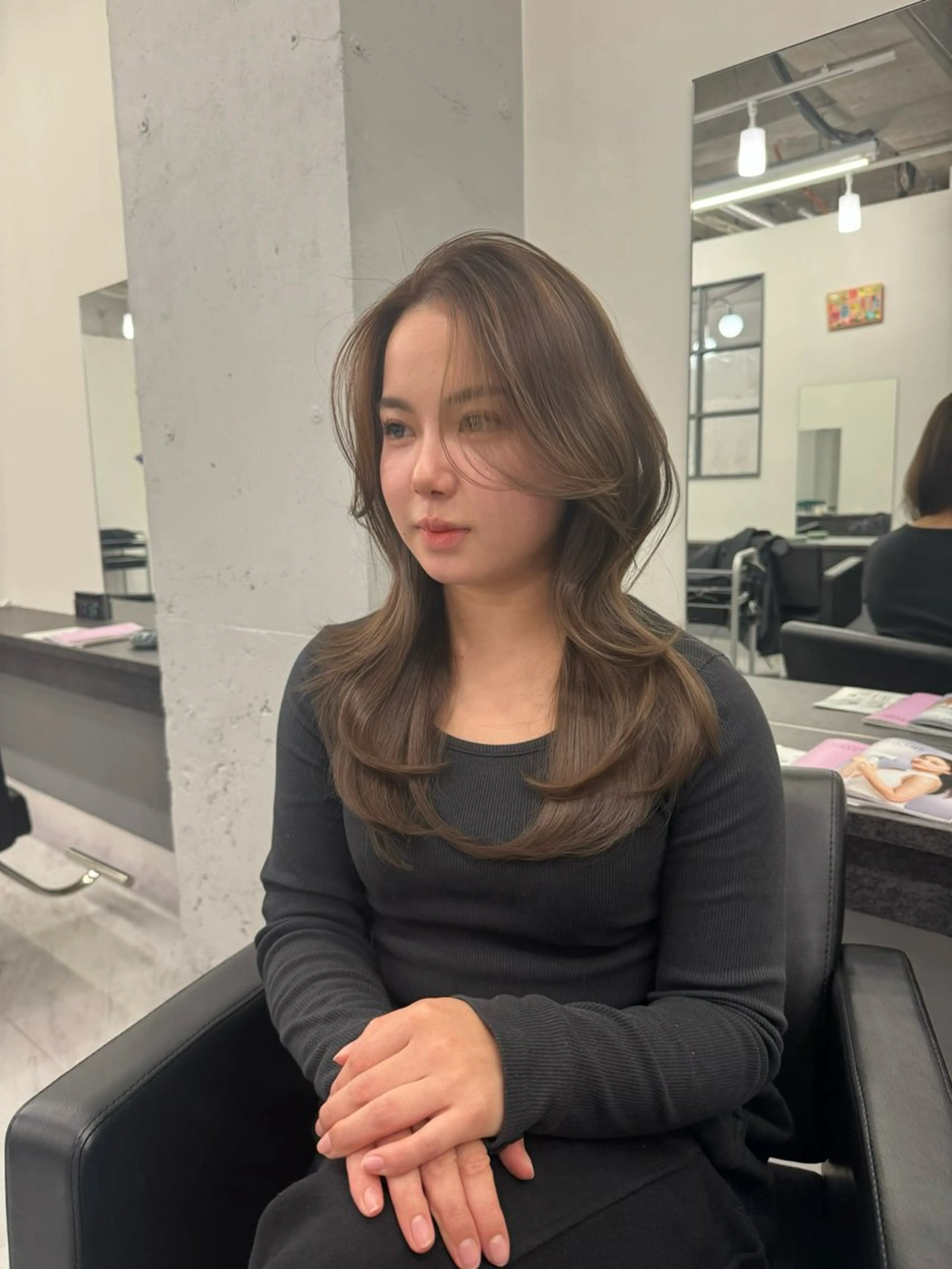 ロング カット ヘアカラー トリートメント レイヤー・ブリーチ kiyotoshiのヘアスタイル