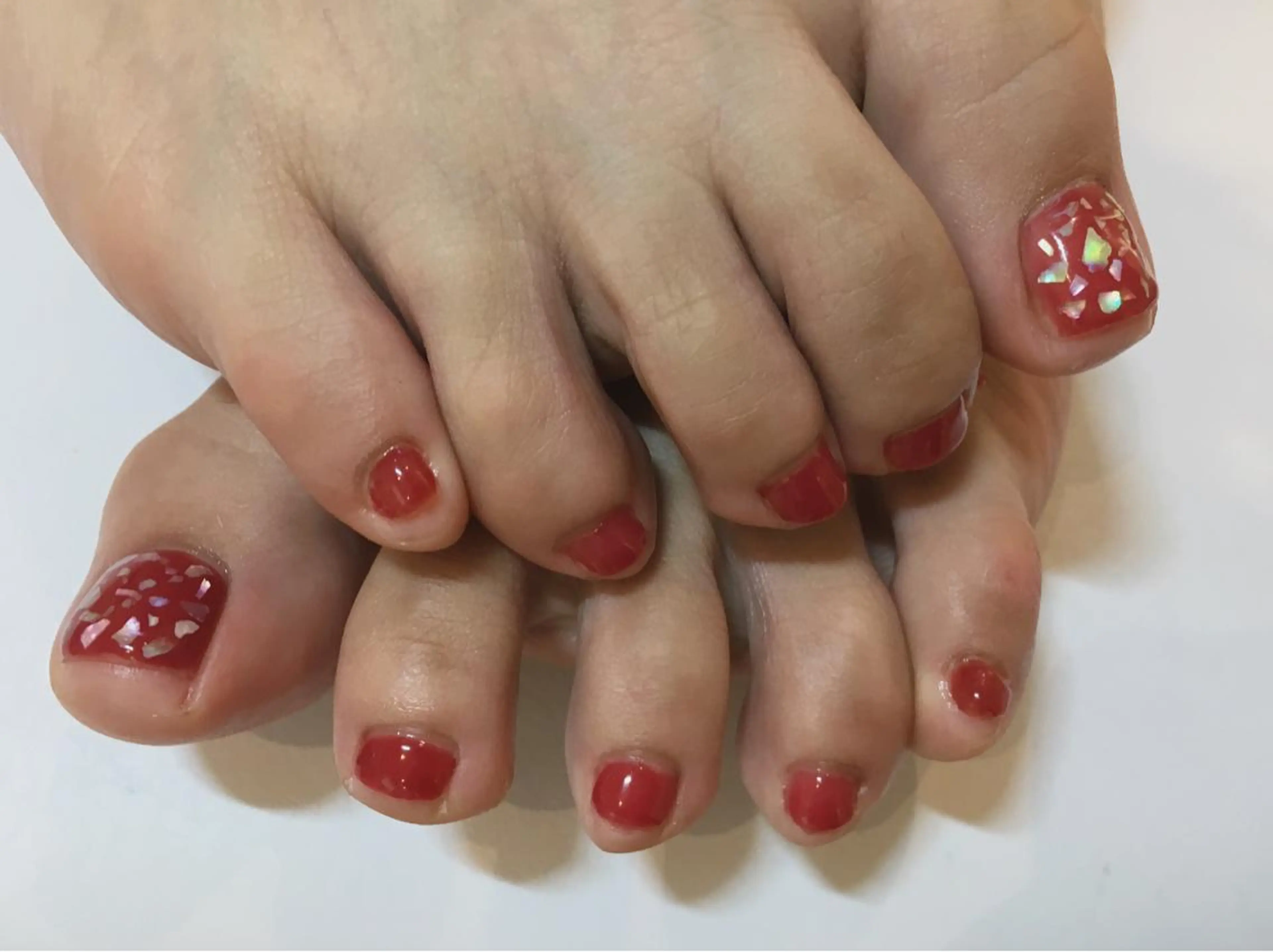 ネイル オレンジ JurerEye☆ Marikoのネイルデザイン