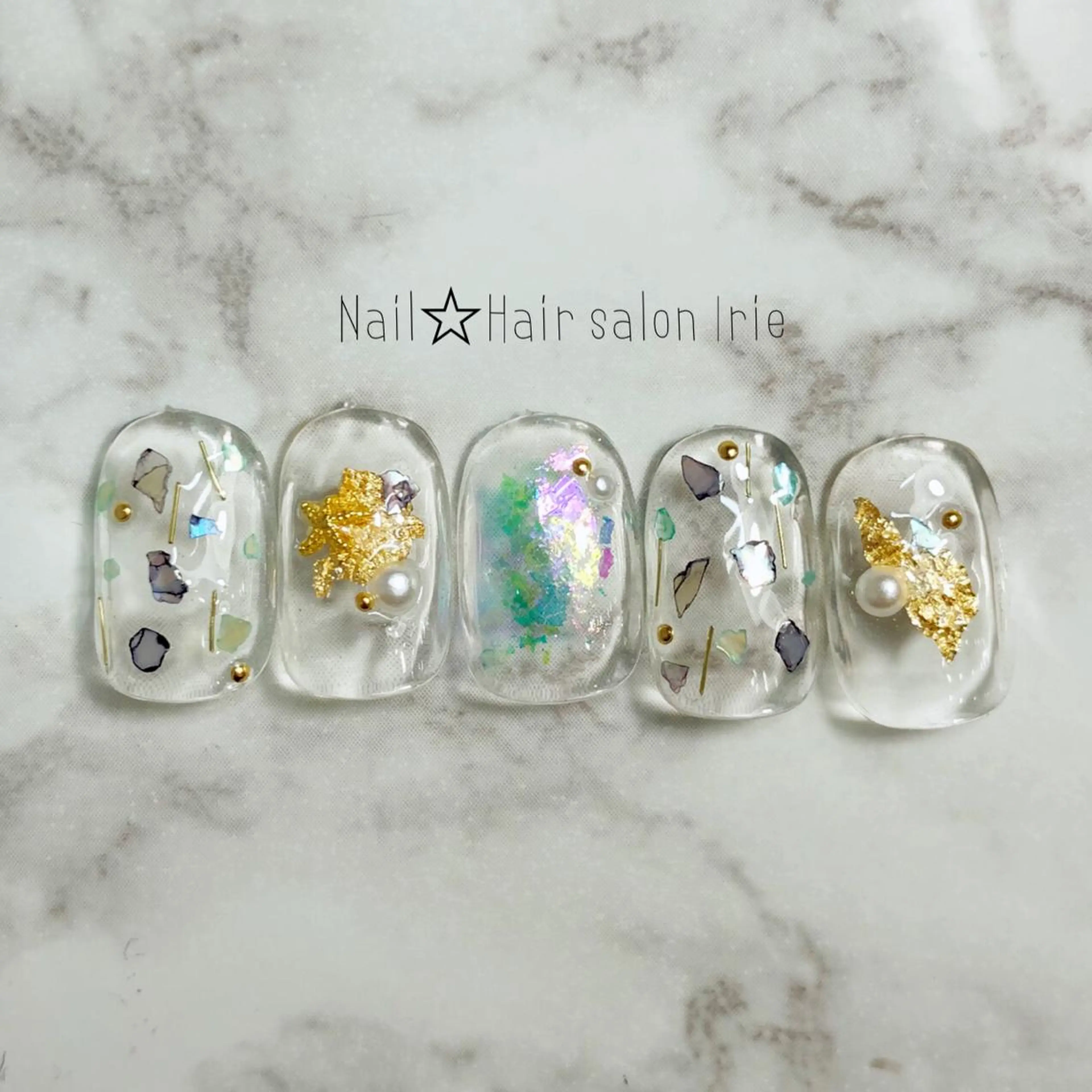 ネイル ハンドネイル Hair salon Irie所属・與儀 知佳のネイルデザイン