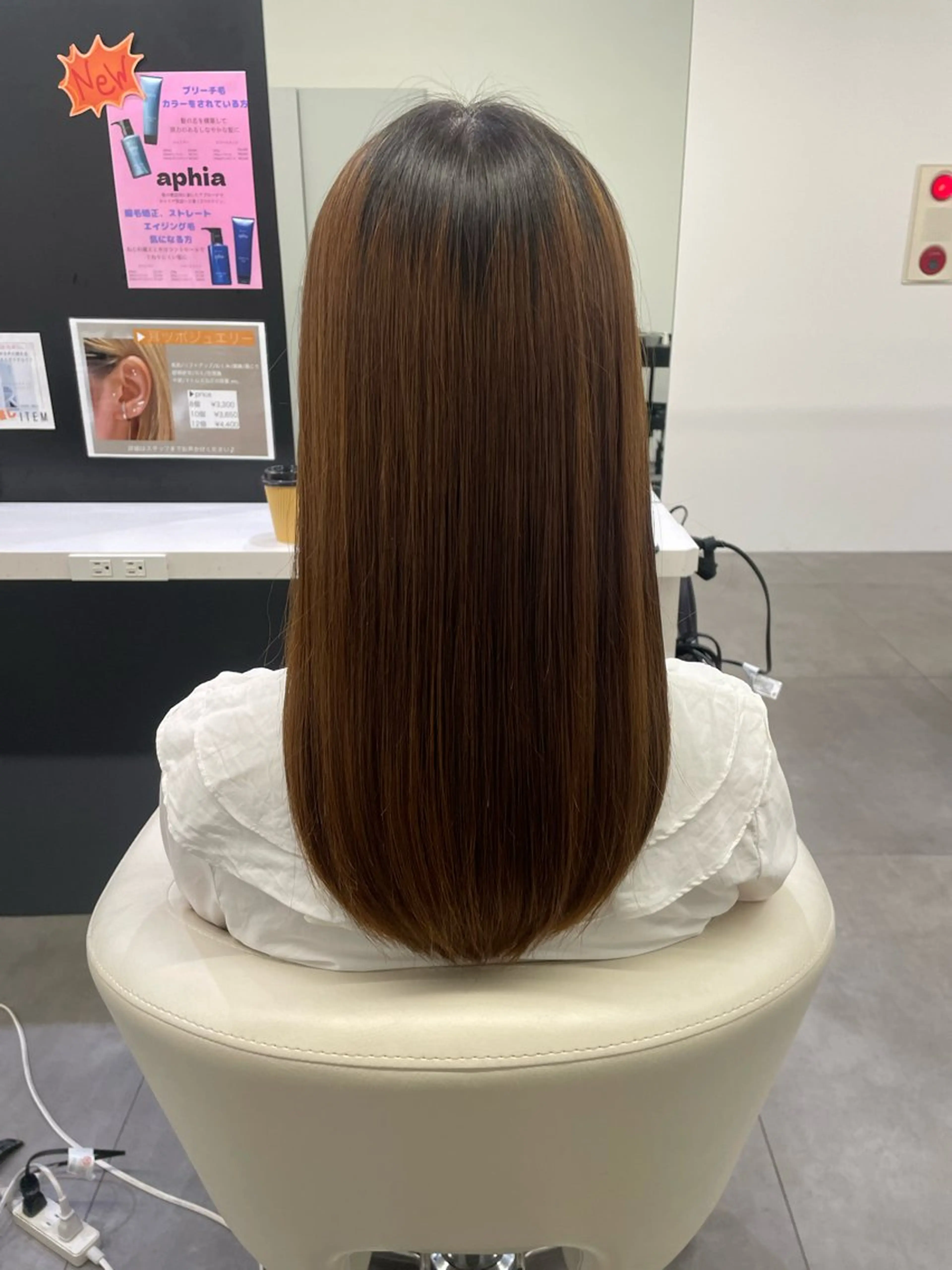 パーマ 髪質改善 ストレートパーマ カラーモデル募集/ 森本明花のヘアスタイル