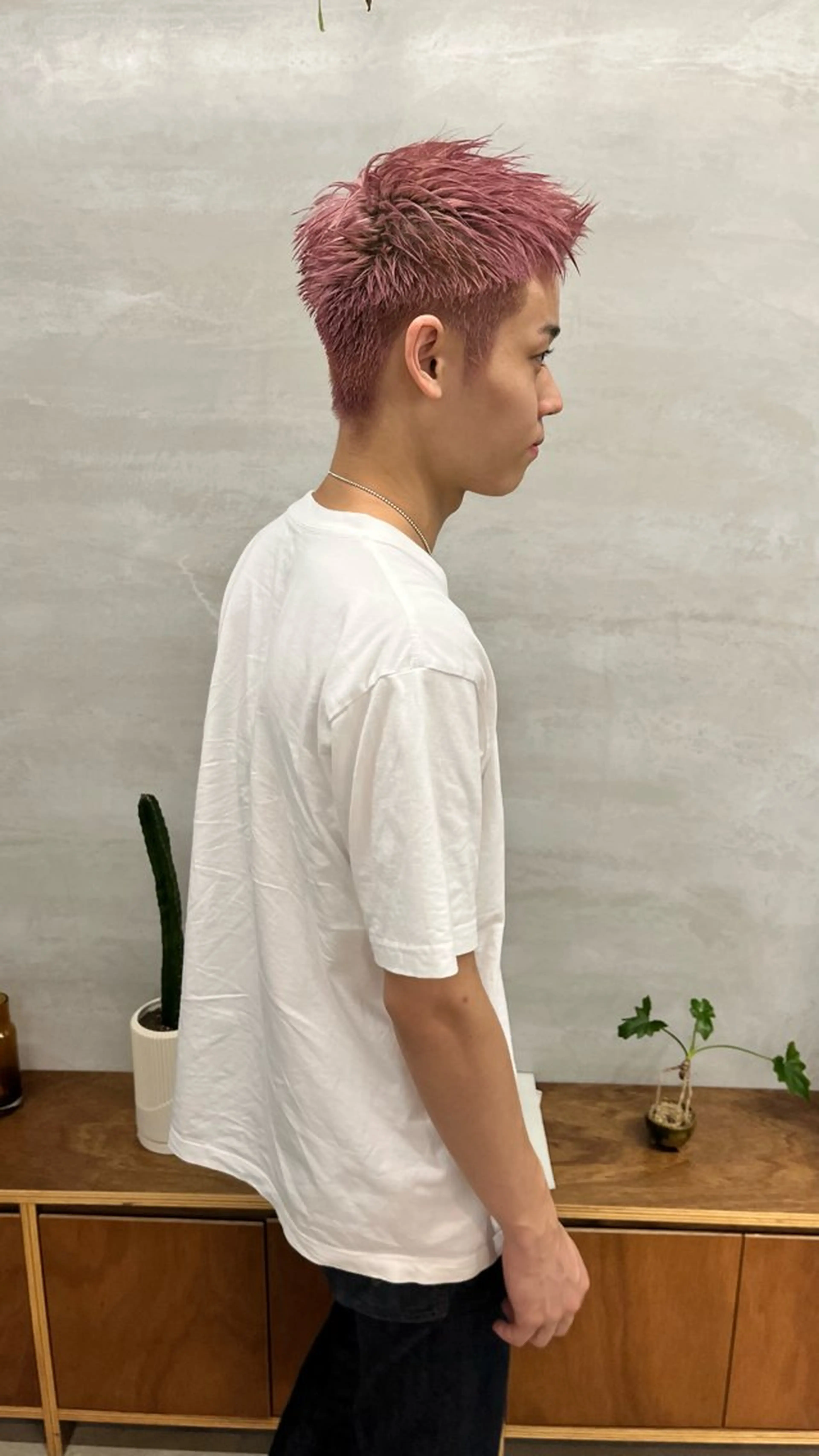 ショート カラー メンズ nalu.所属・前山 七海のヘアスタイル