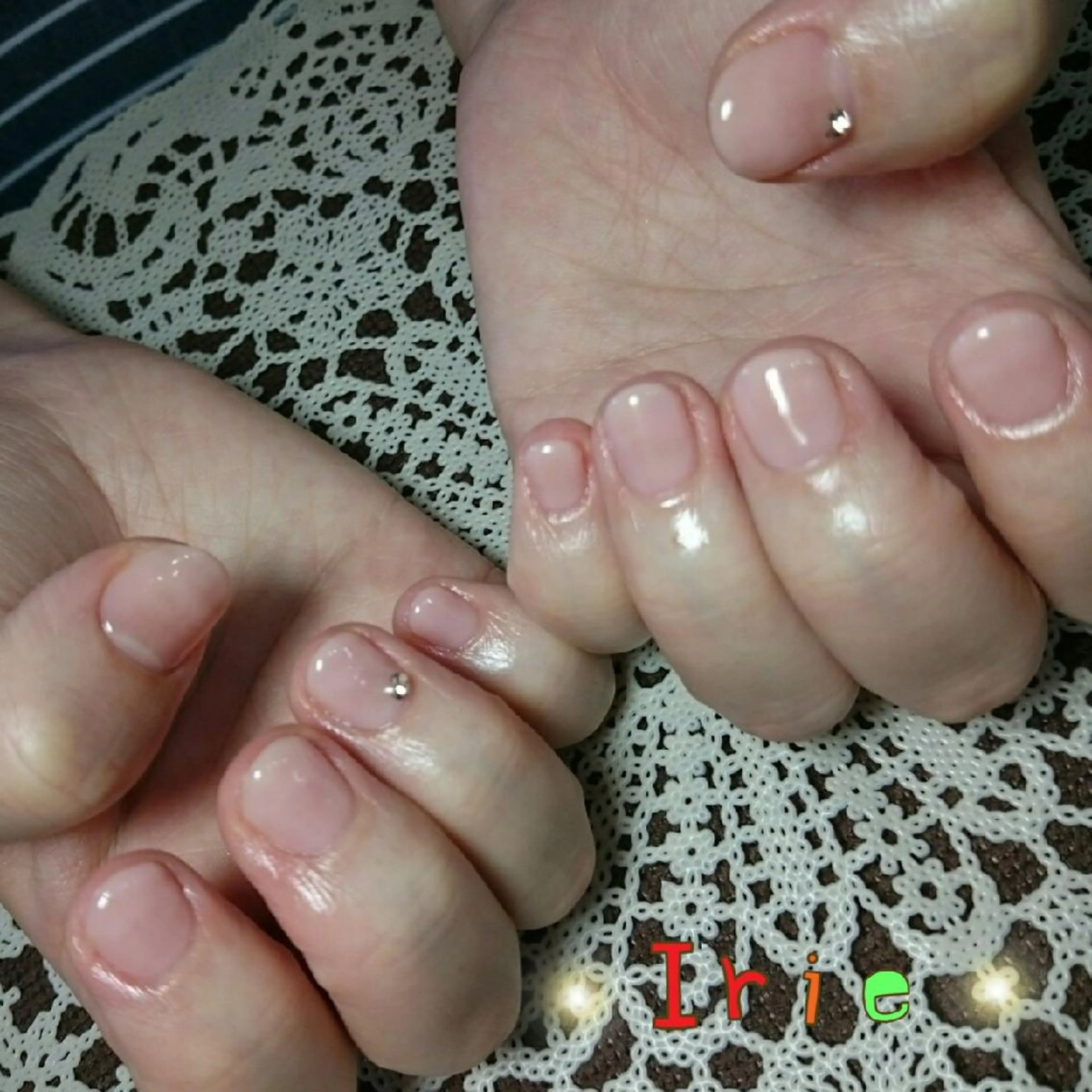 カラー パーマ ヘアアレンジ ネイル キッズ メンズ ピンクカラー ピンク Hair salon Irie所属・與儀 知佳のネイルデザイン