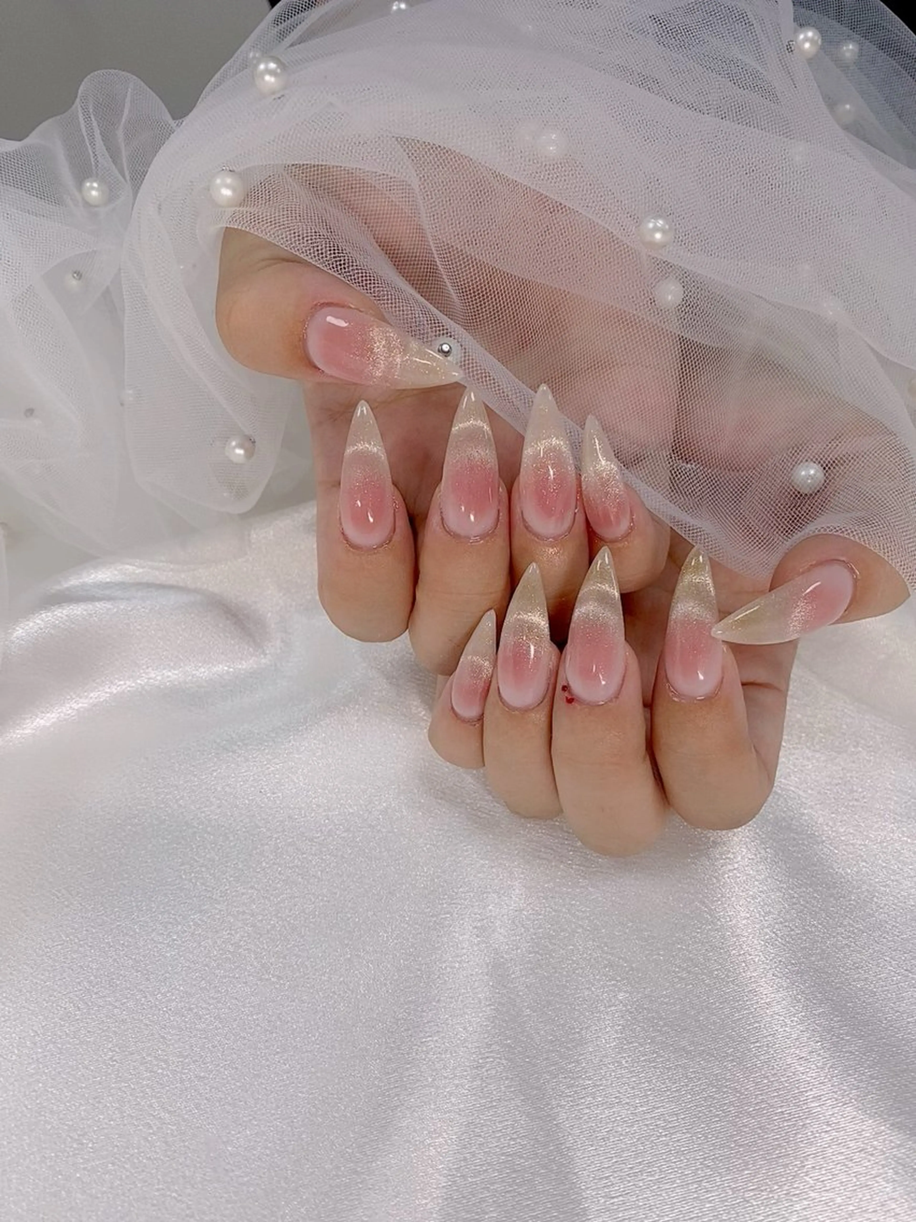 ネイル ETERNA Nail 銀座店【パラジェル/フィルイン/チップ長さだし/マグネット/ニュアンス】所属・ア カリのネイルデザイン