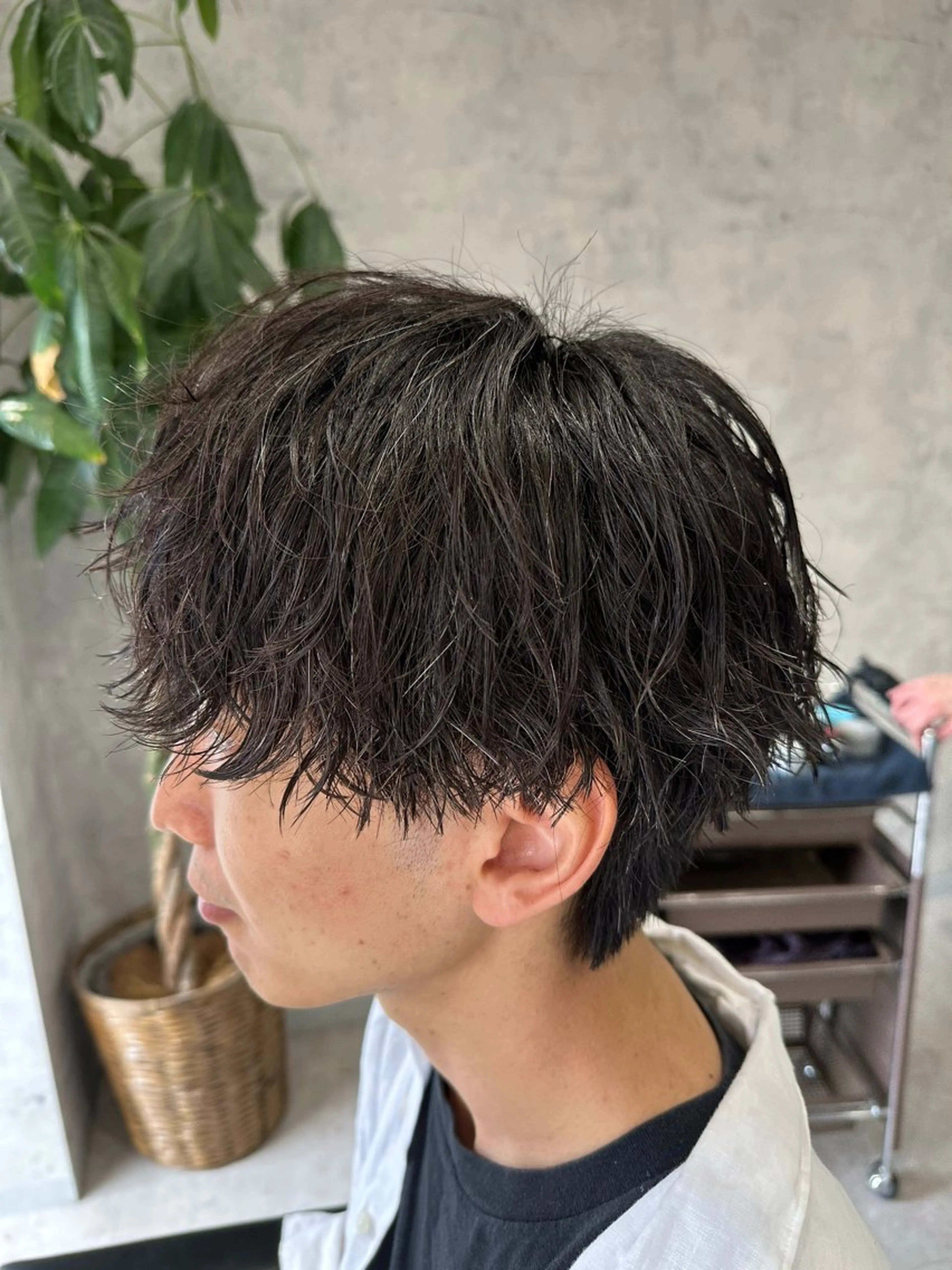 ショート パーマ メンズ メンズパーマ ツイストスパイラルパーマ スパイラルパーマ カット 「パーマ指名No1 🥇」小日向悠のヘアスタイル