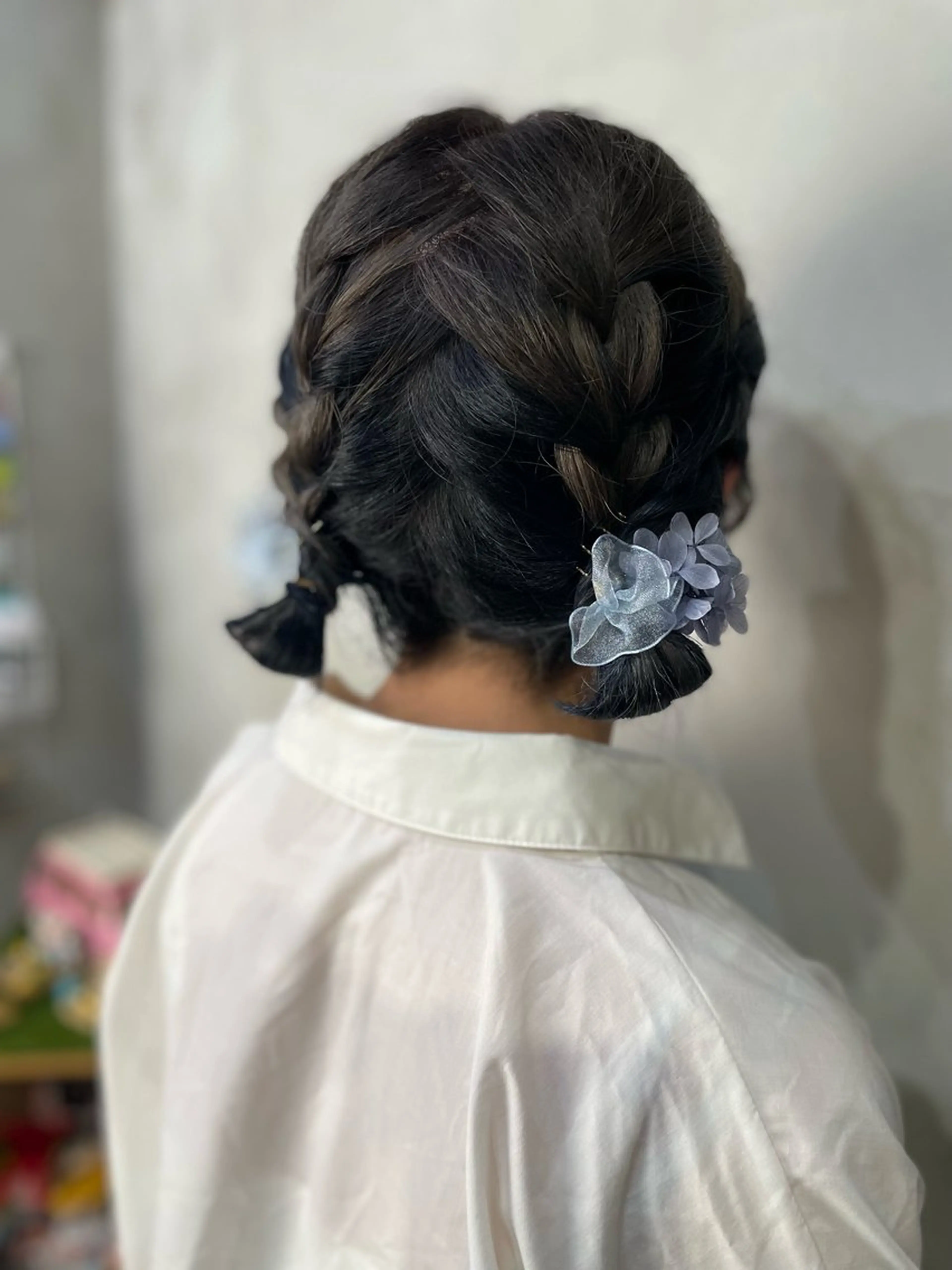 ショート 浴衣 ヲタクに美容室は難しい所属・ｦﾀｸ美容師✂️ ﾏﾂﾓﾄﾘﾅのヘアスタイル