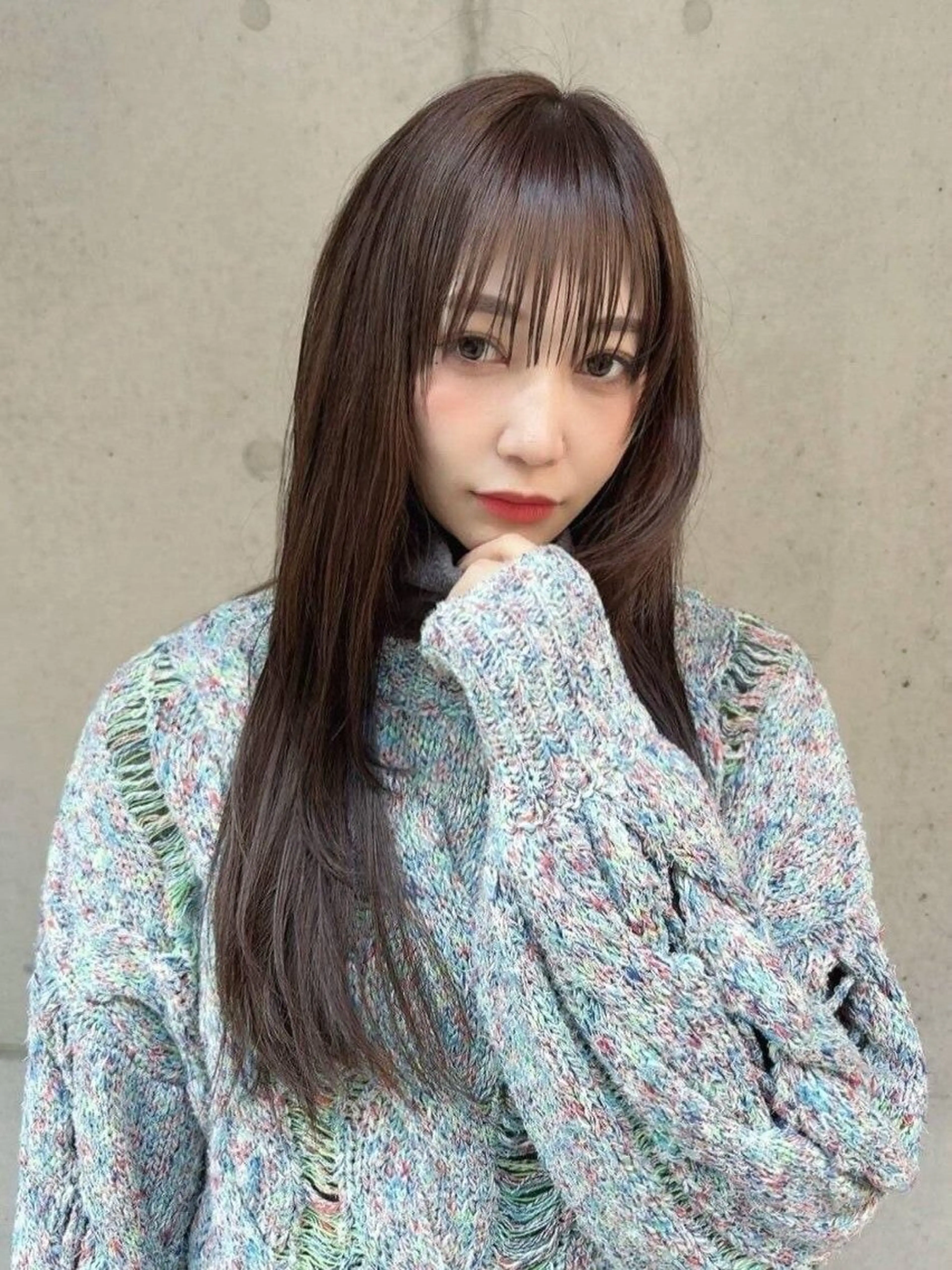 ロング カラー Glimpseあやね 🎀大濠のヘアスタイル