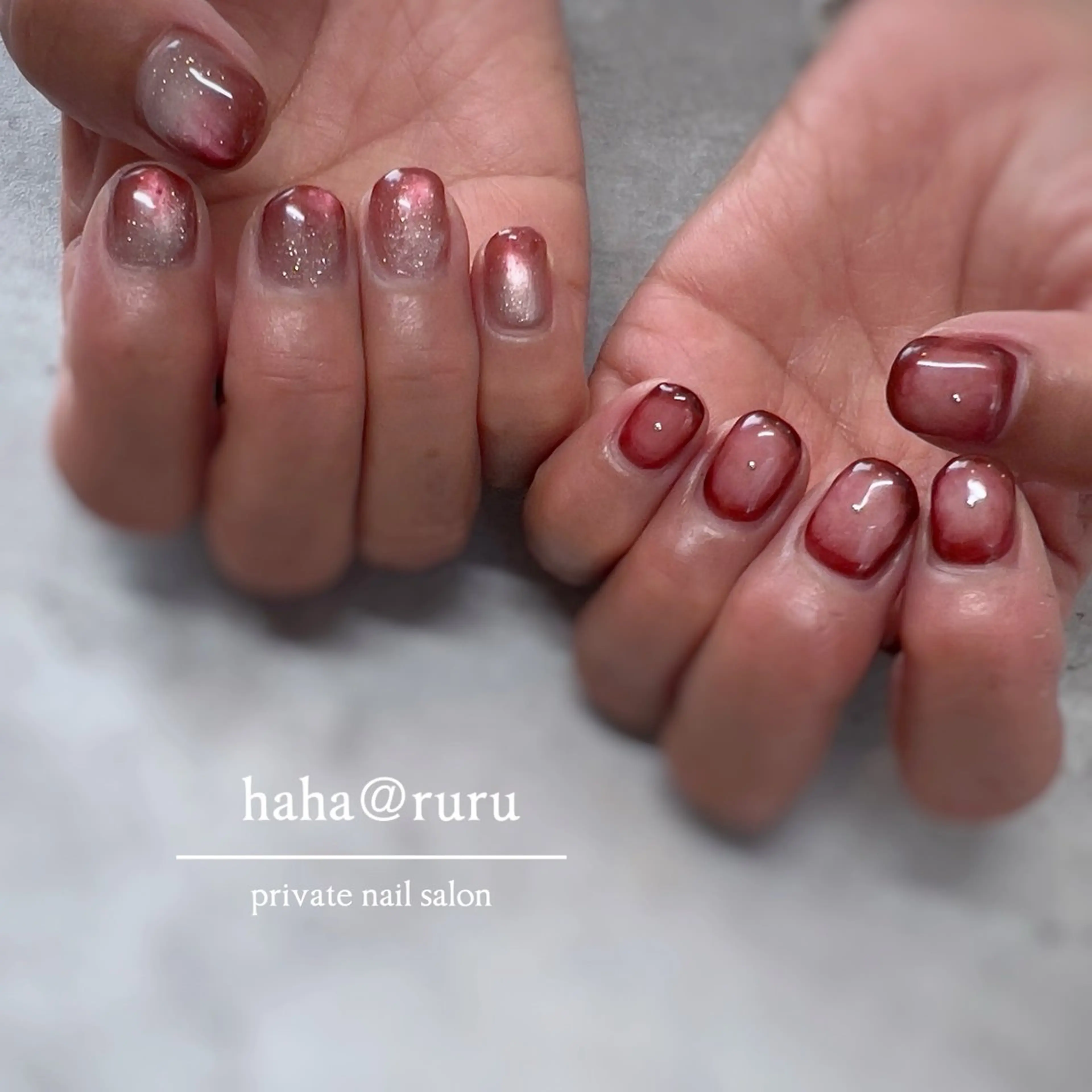 ネイル ショートネイル haha@ ruruのネイルデザイン