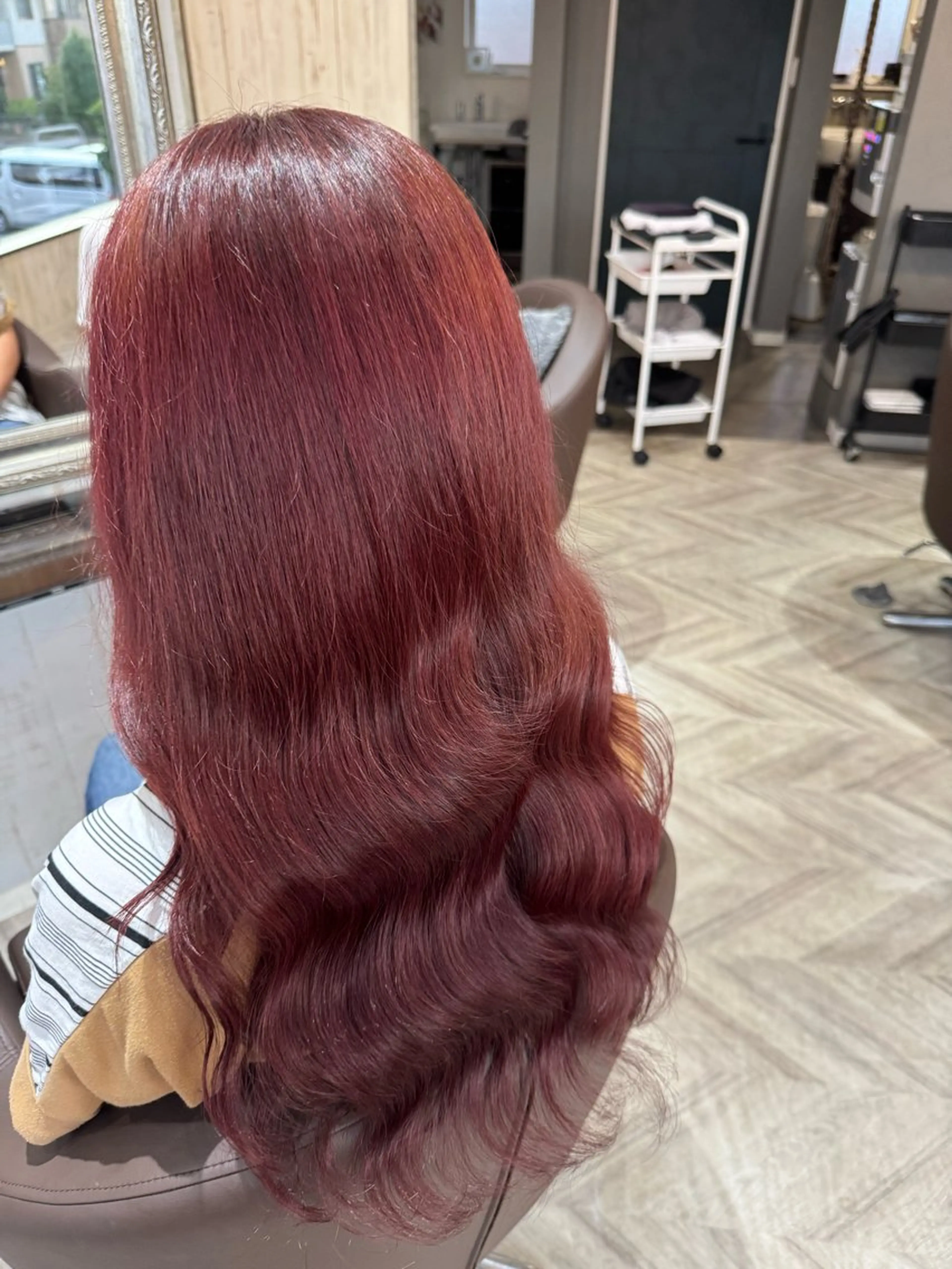 ロング カラー ベージュカラー ブリーチ ブリーチなしカラー ピンクカラー ピンクベージュ ヘアカラー 🫧透明感カラー/ 髙野めぐ🫧のヘアスタイル