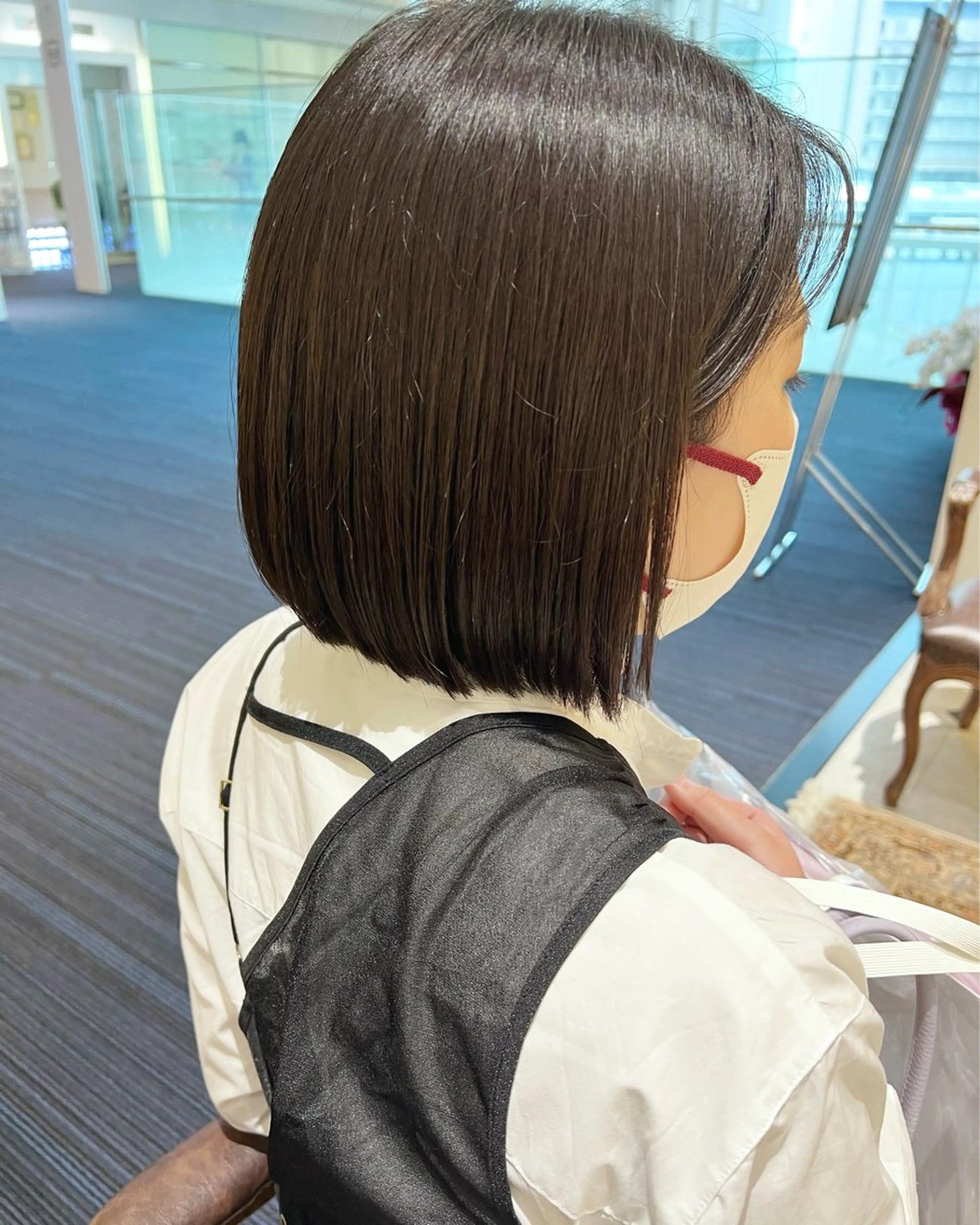 ショート ボブ 原田 紗莉奈のヘアスタイル